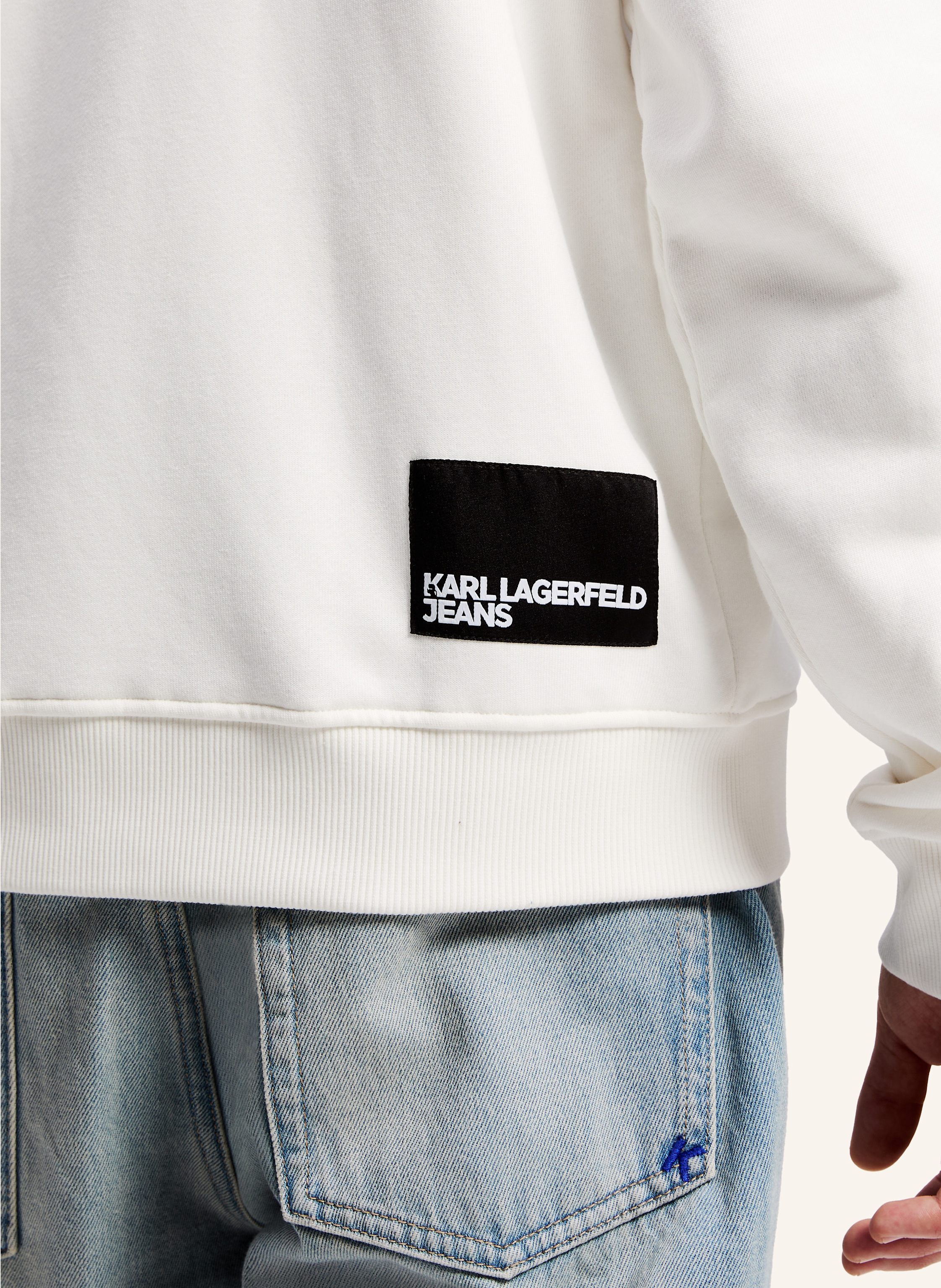Thumbnail - Karl Lagerfeld Jeans Sweatshirt weiss