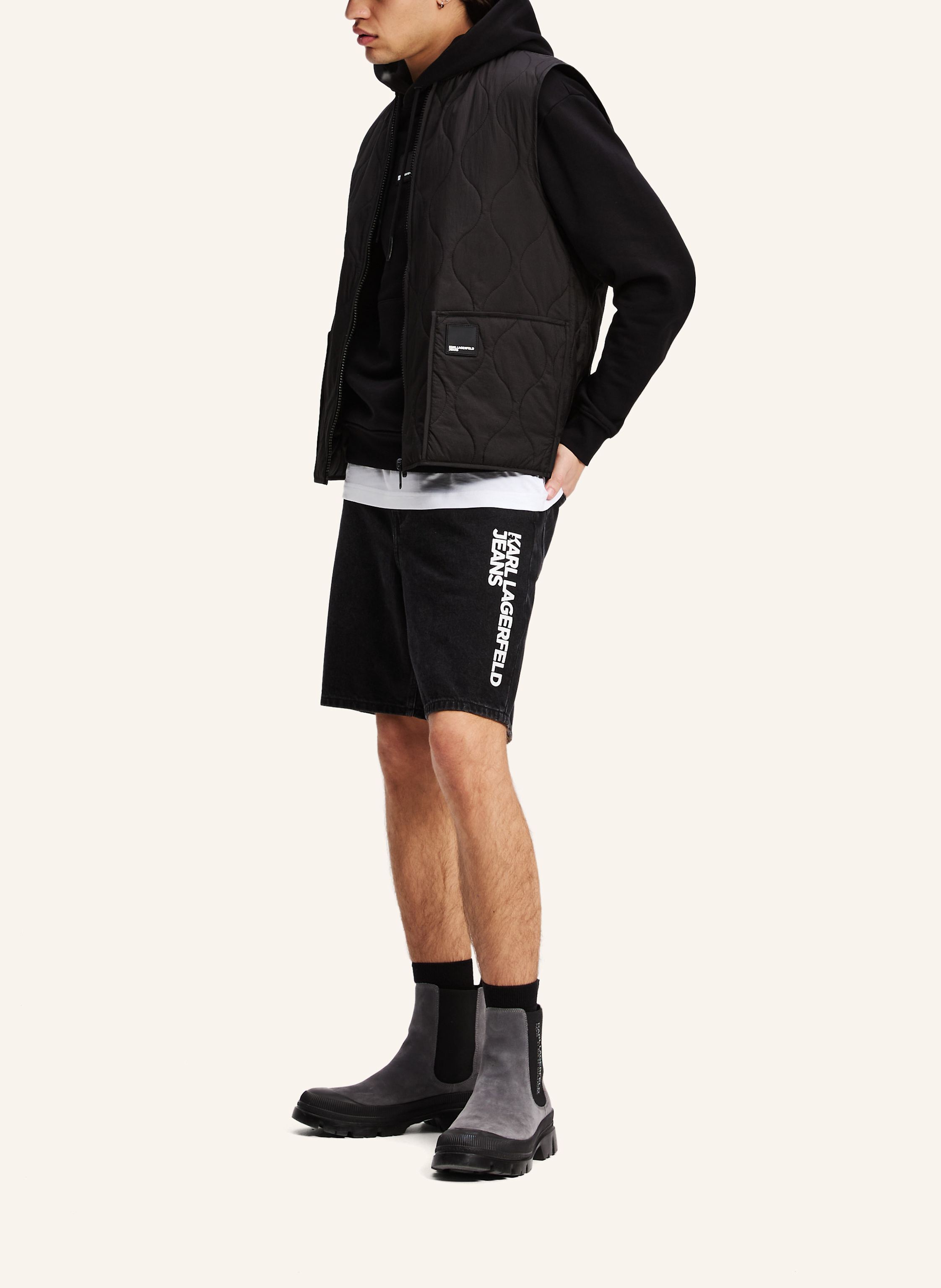 Thumbnail - Karl Lagerfeld Jeans Jeansshorts Relaxed schwarz