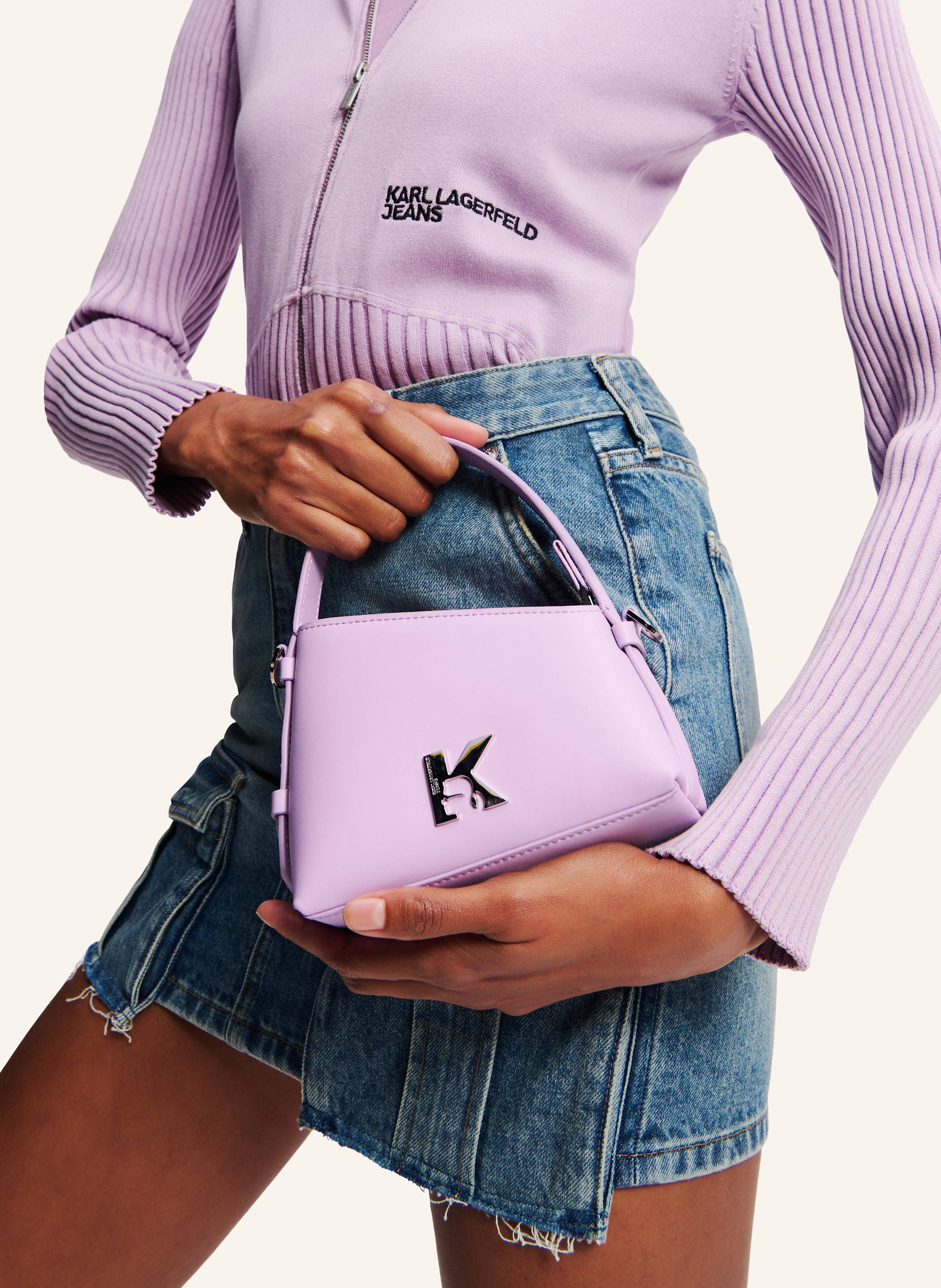 Thumbnail - Karl Lagerfeld Jeans Umhängetasche lila