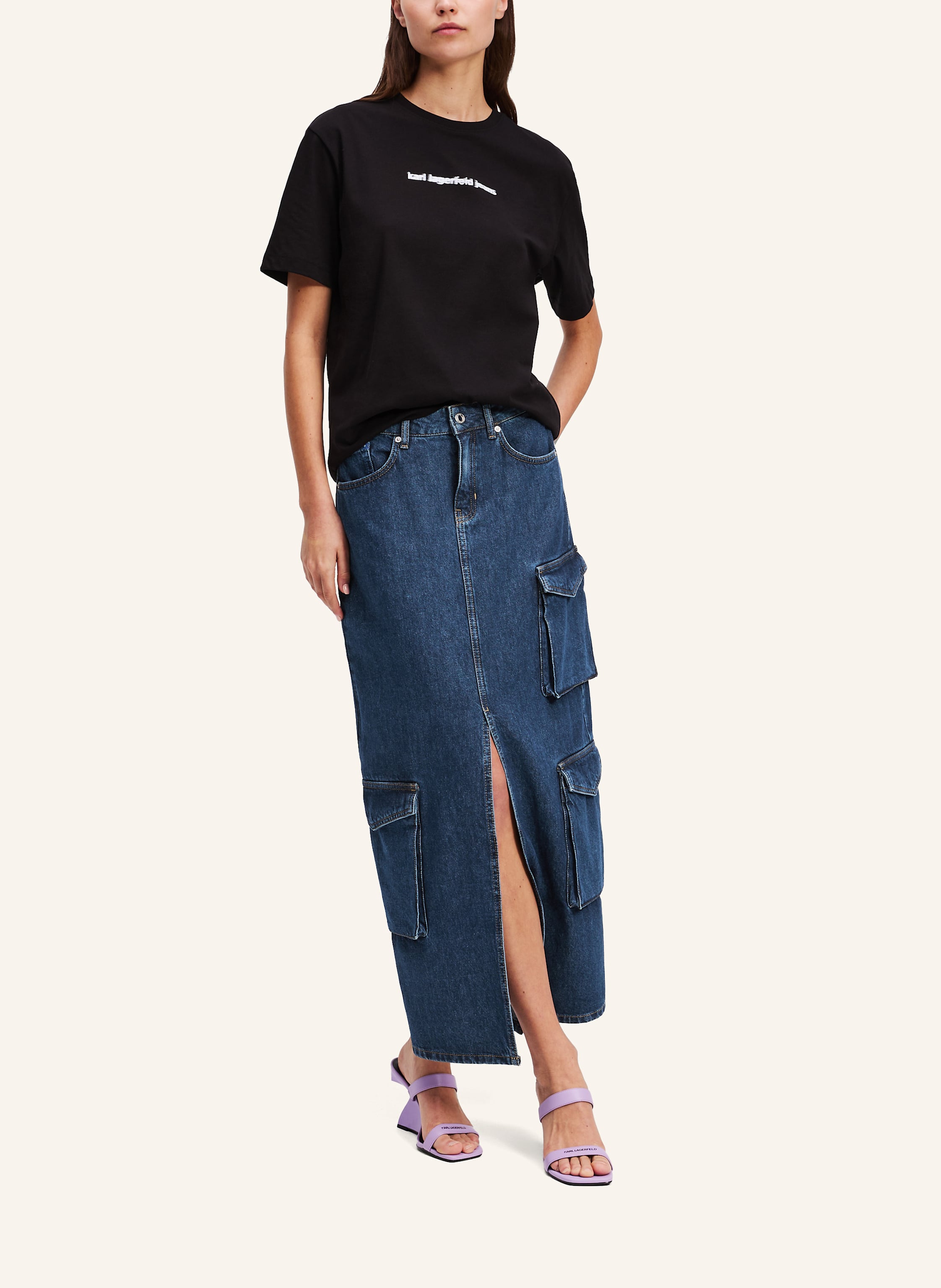 Thumbnail - Karl Lagerfeld Jeans Rock blau