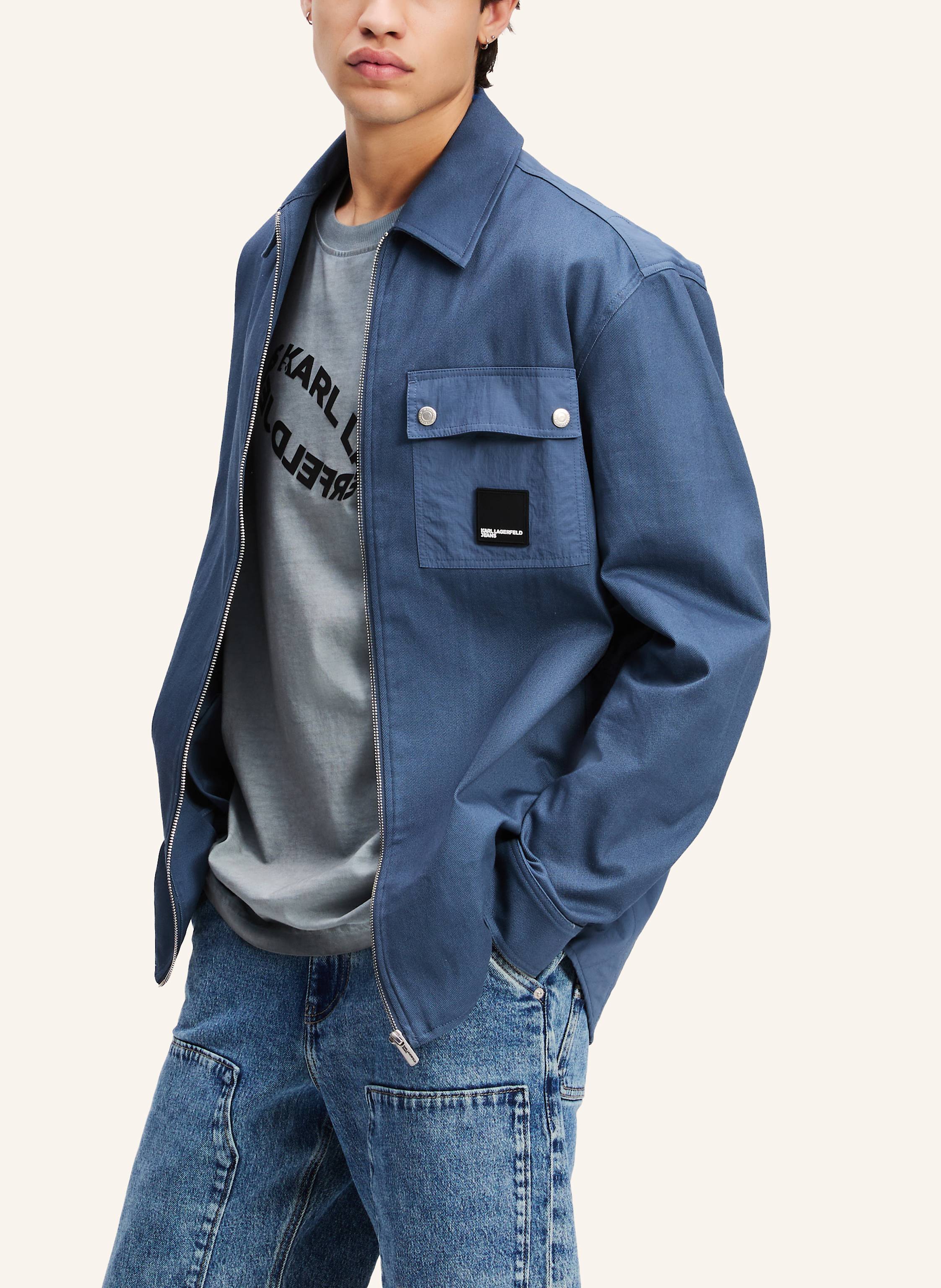 Thumbnail - Karl Lagerfeld Jeans Hemd blau