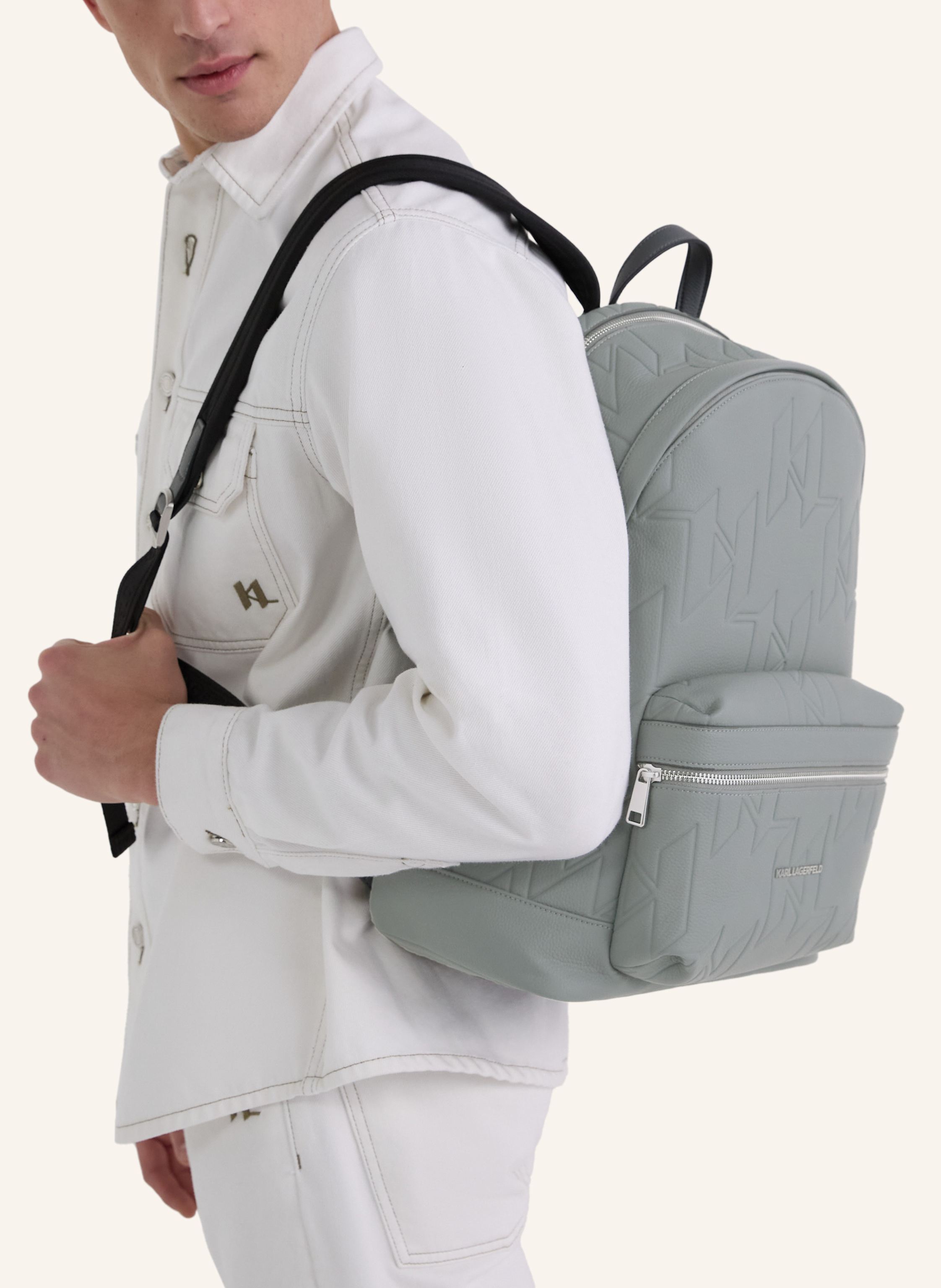 Thumbnail - Karl Lagerfeld Rucksack grau