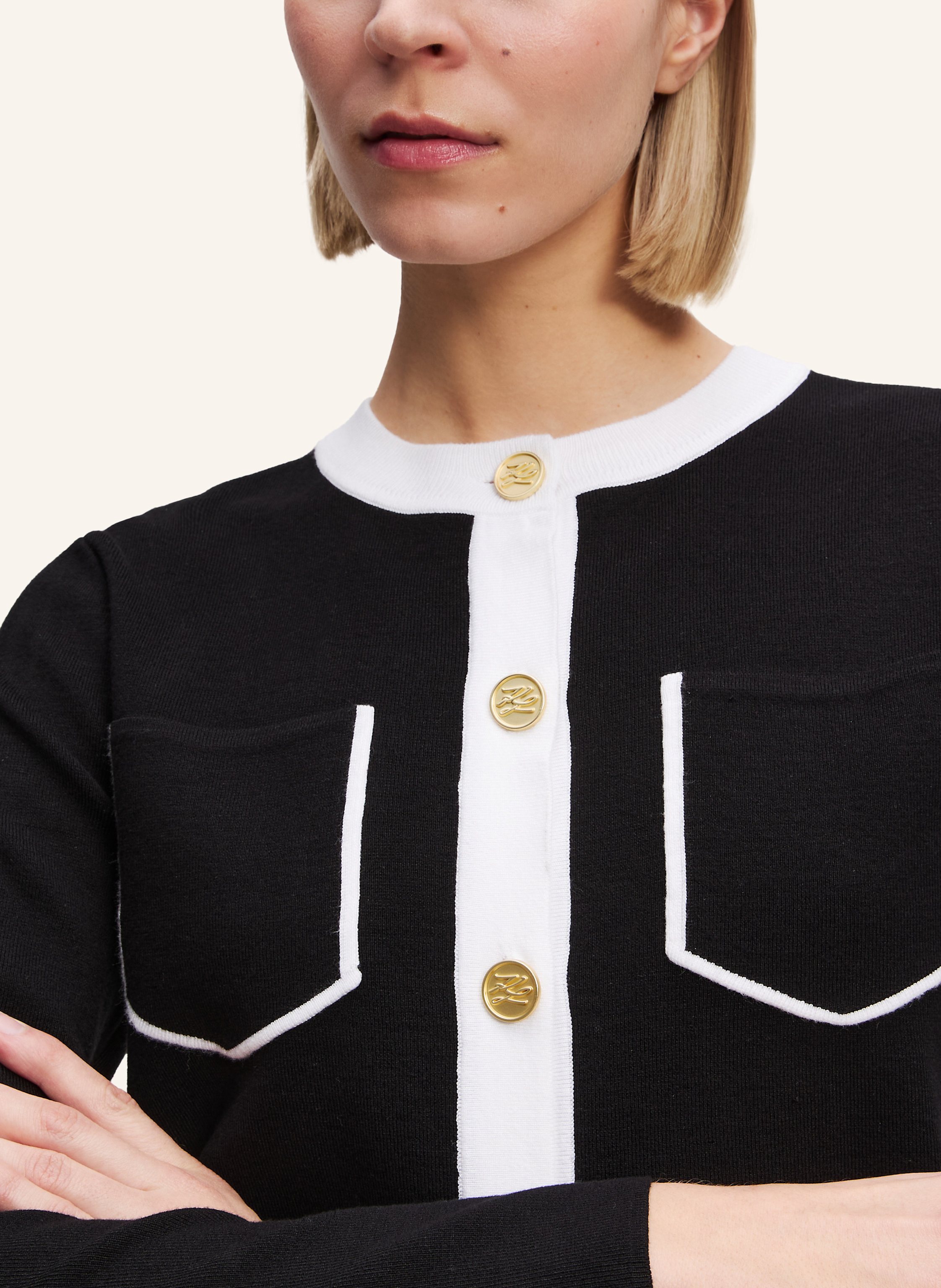 Thumbnail - Karl Lagerfeld Top weiss