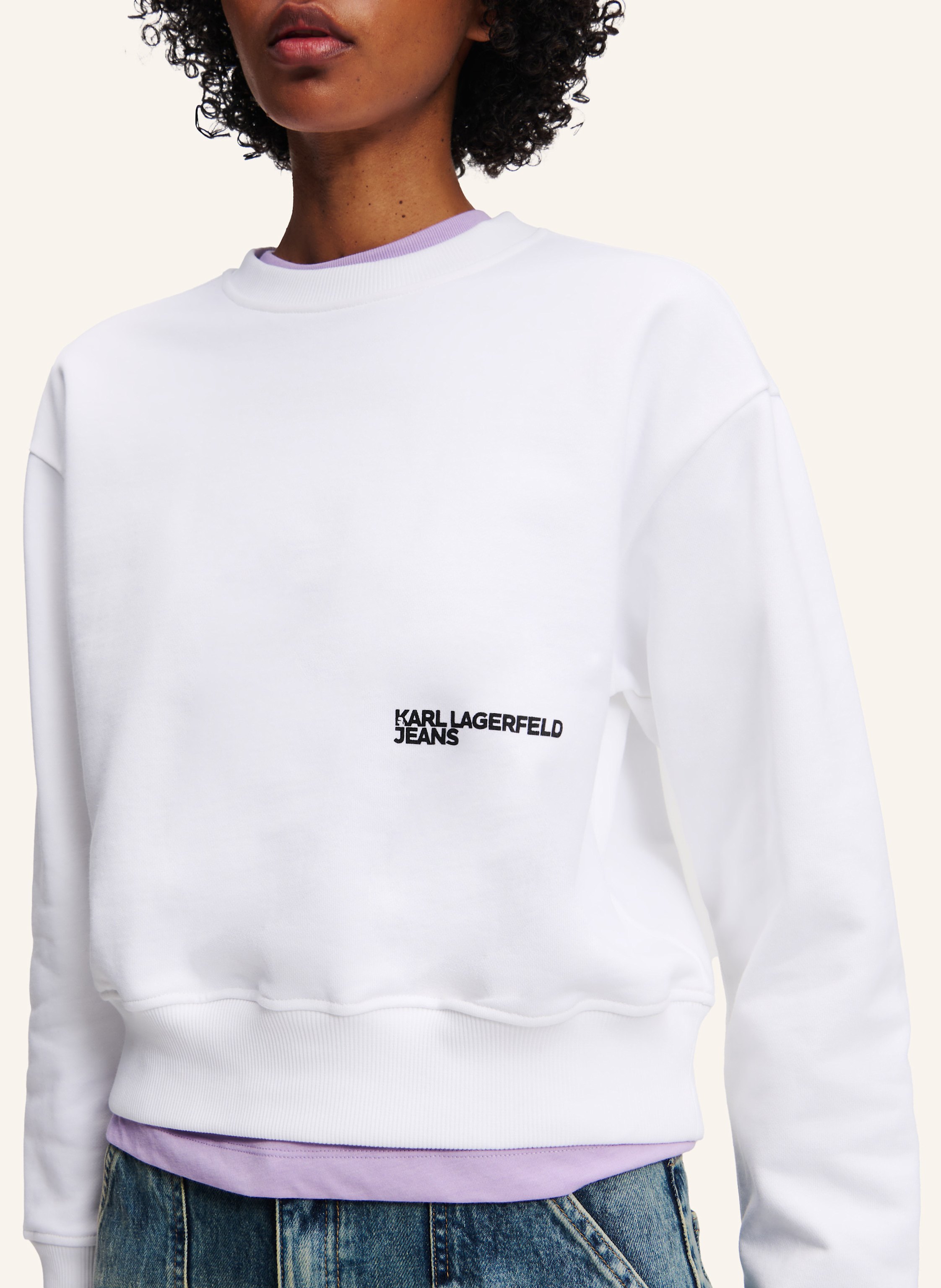 Thumbnail - Karl Lagerfeld Jeans Sweatshirt weiss