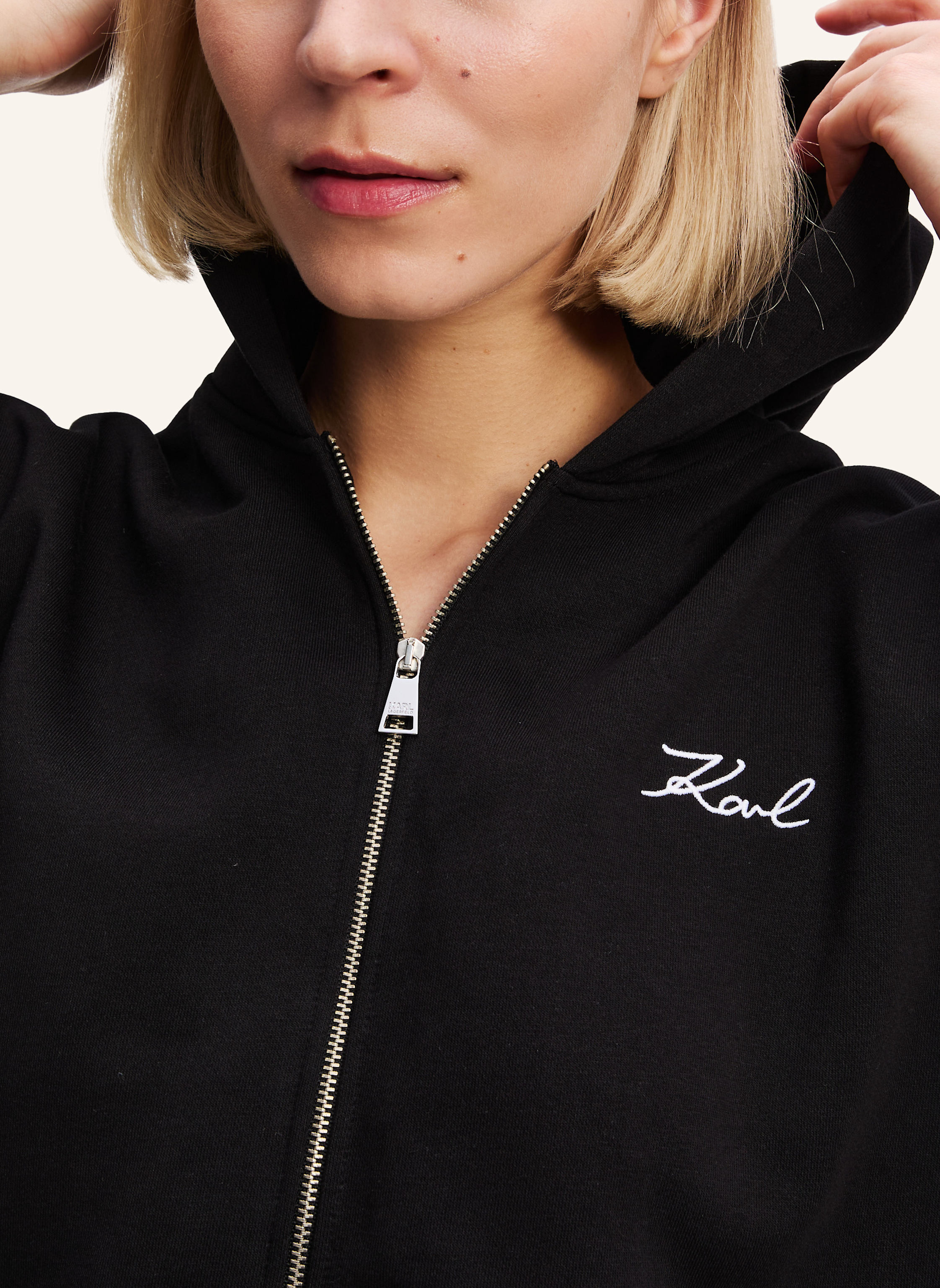 Thumbnail - Karl Lagerfeld Hoodie schwarz