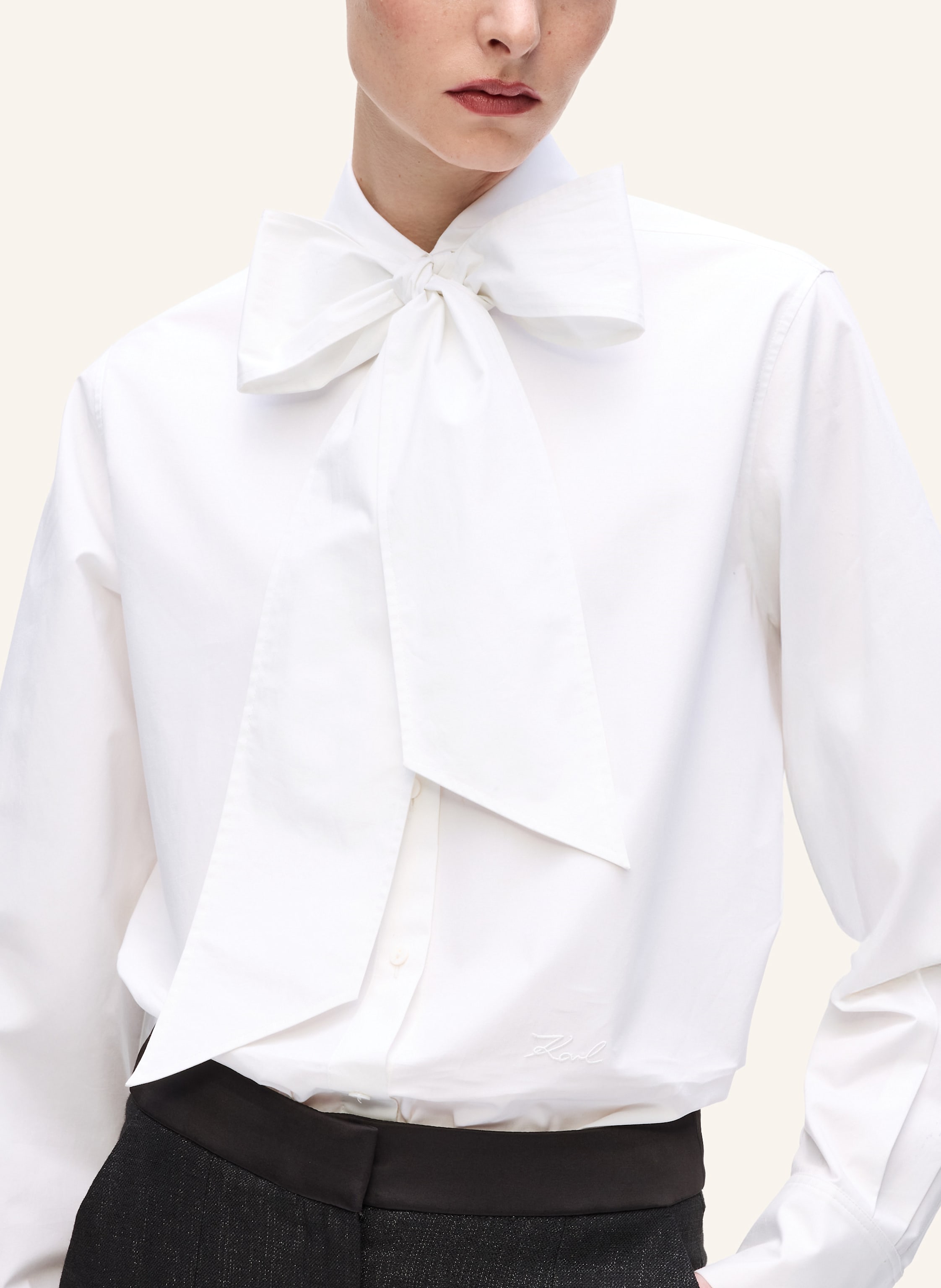 Thumbnail - Karl Lagerfeld Bluse weiss