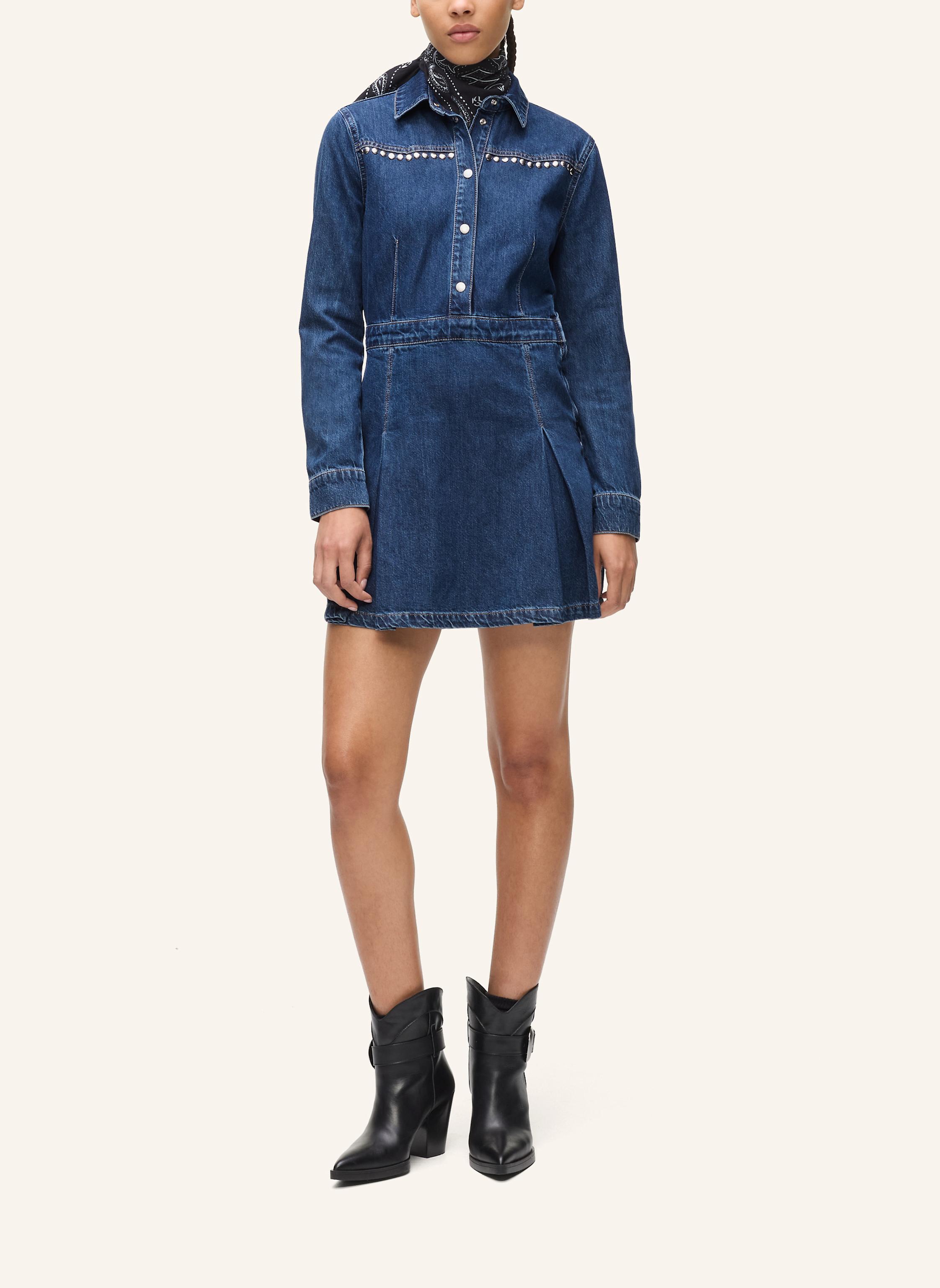 Thumbnail - Karl Lagerfeld Jeans Kleid blau