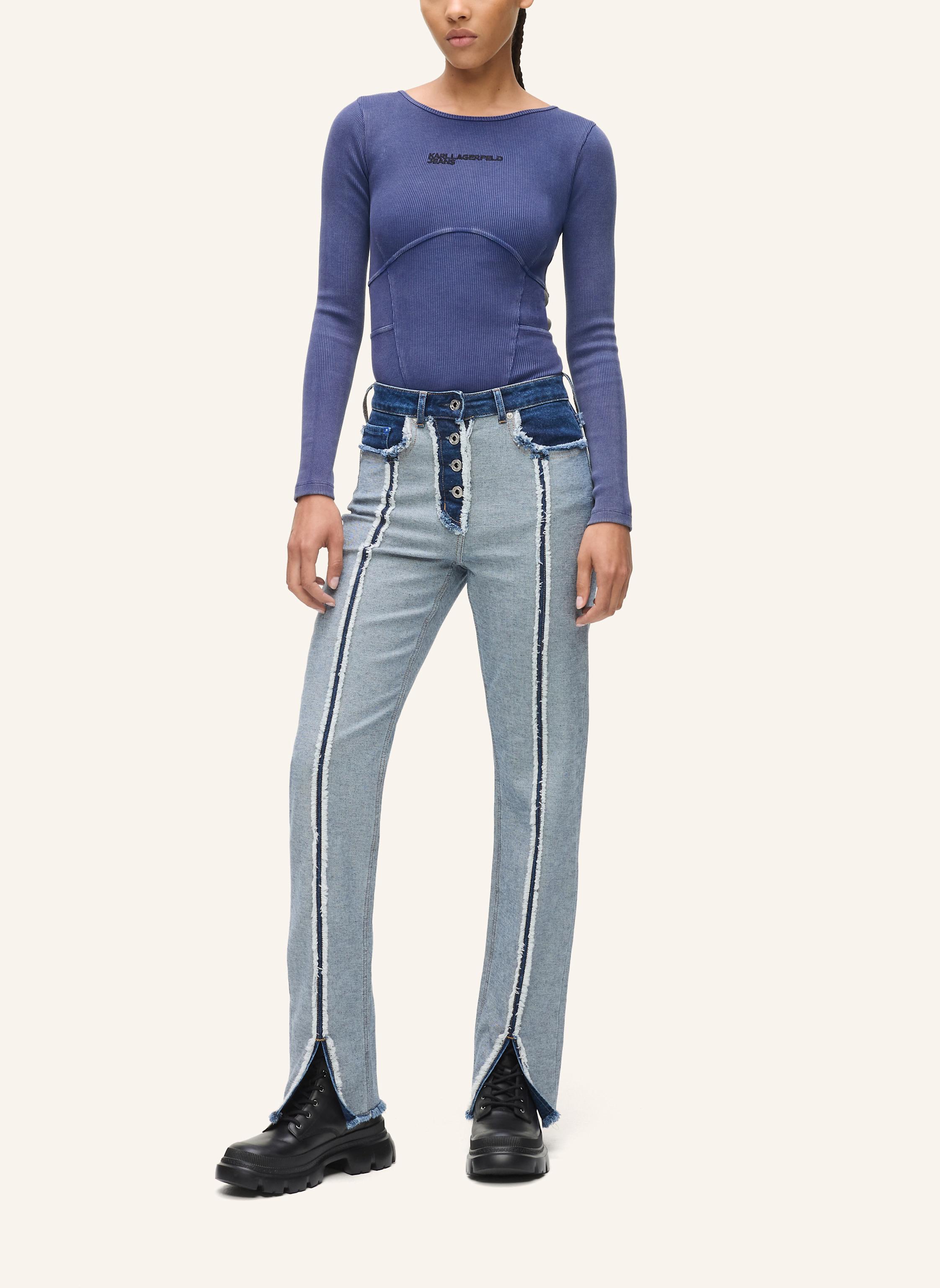 Thumbnail - Karl Lagerfeld Jeans Top blau