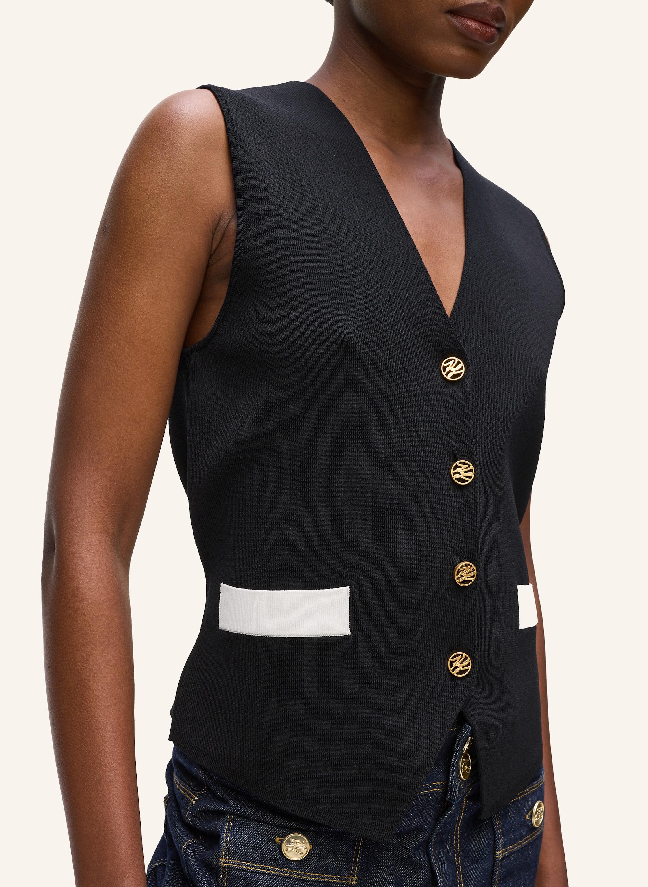 Thumbnail - Karl Lagerfeld Top schwarz