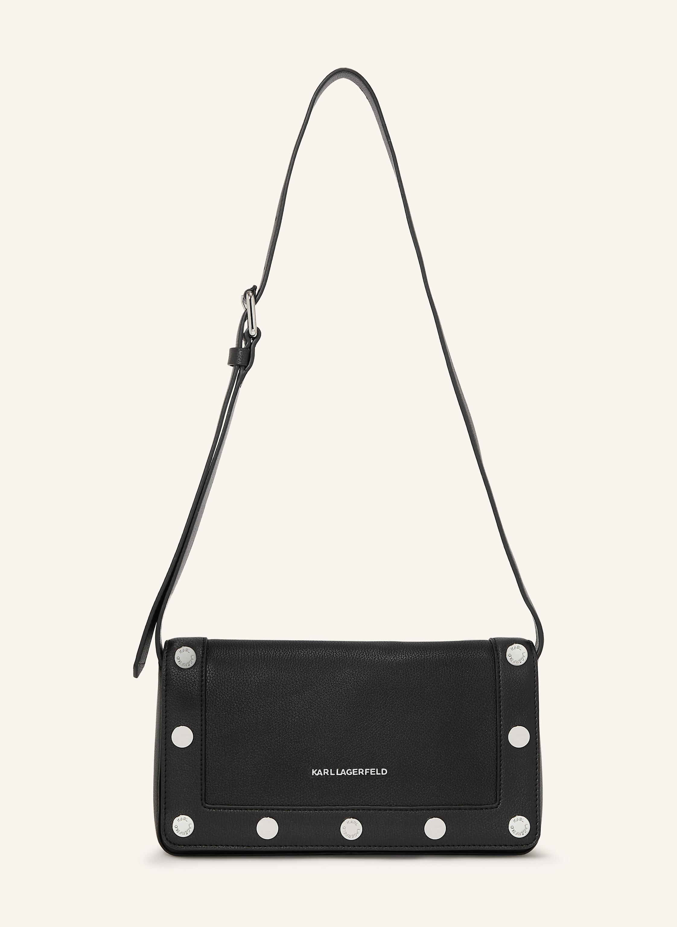 Karl Lagerfeld Schultertasche in schwarz