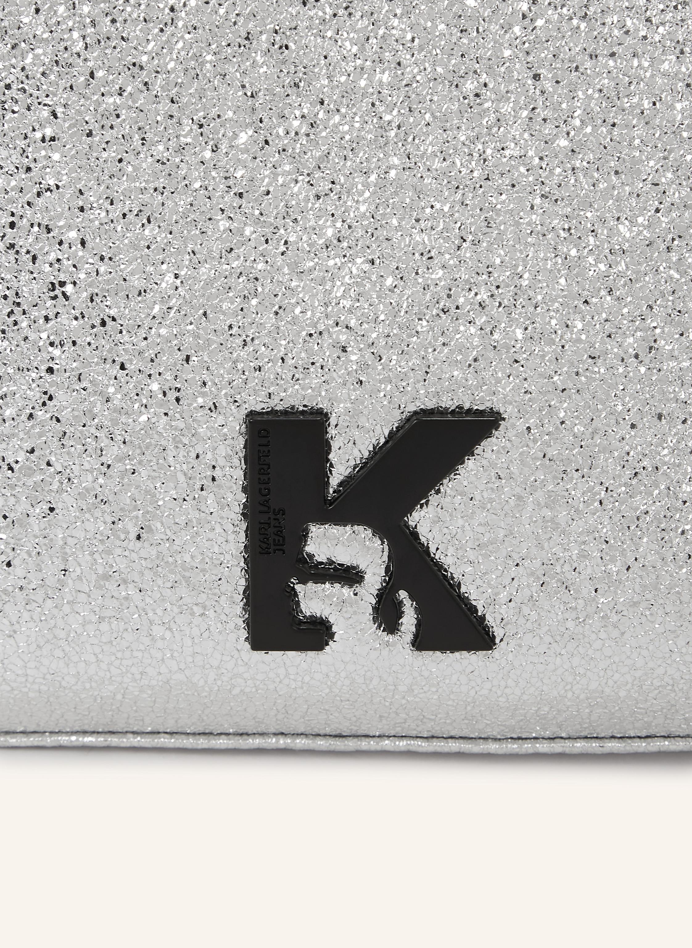 Thumbnail - Karl Lagerfeld Jeans Umhängetasche silber