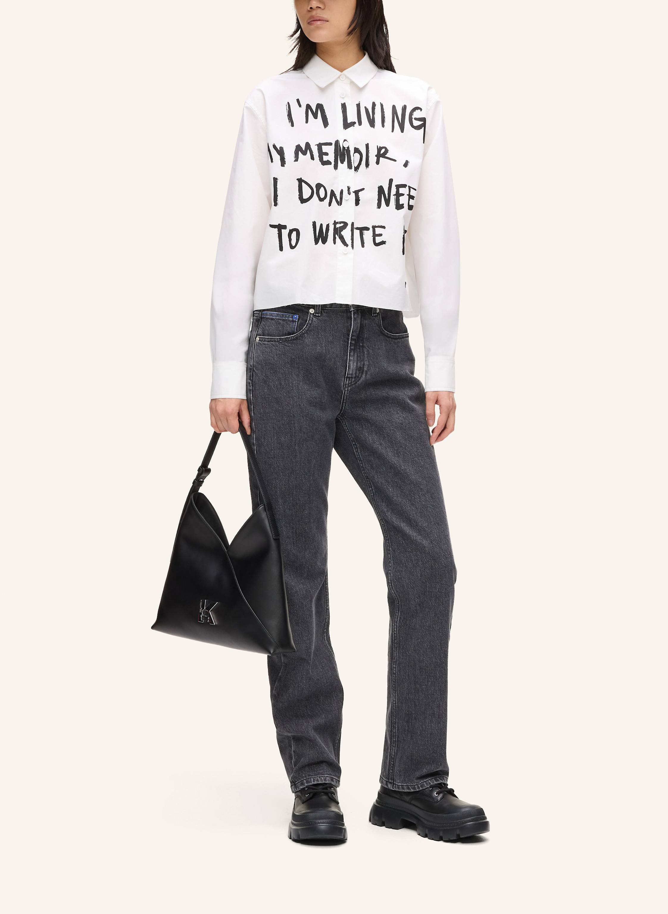 Thumbnail - Karl Lagerfeld Jeans Bluse weiss