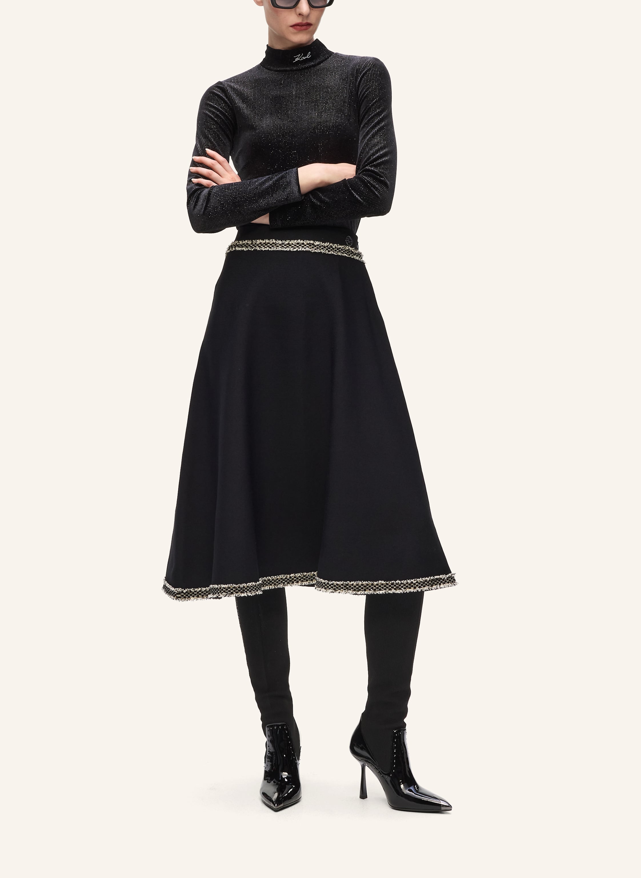 Thumbnail - Karl Lagerfeld Rock schwarz