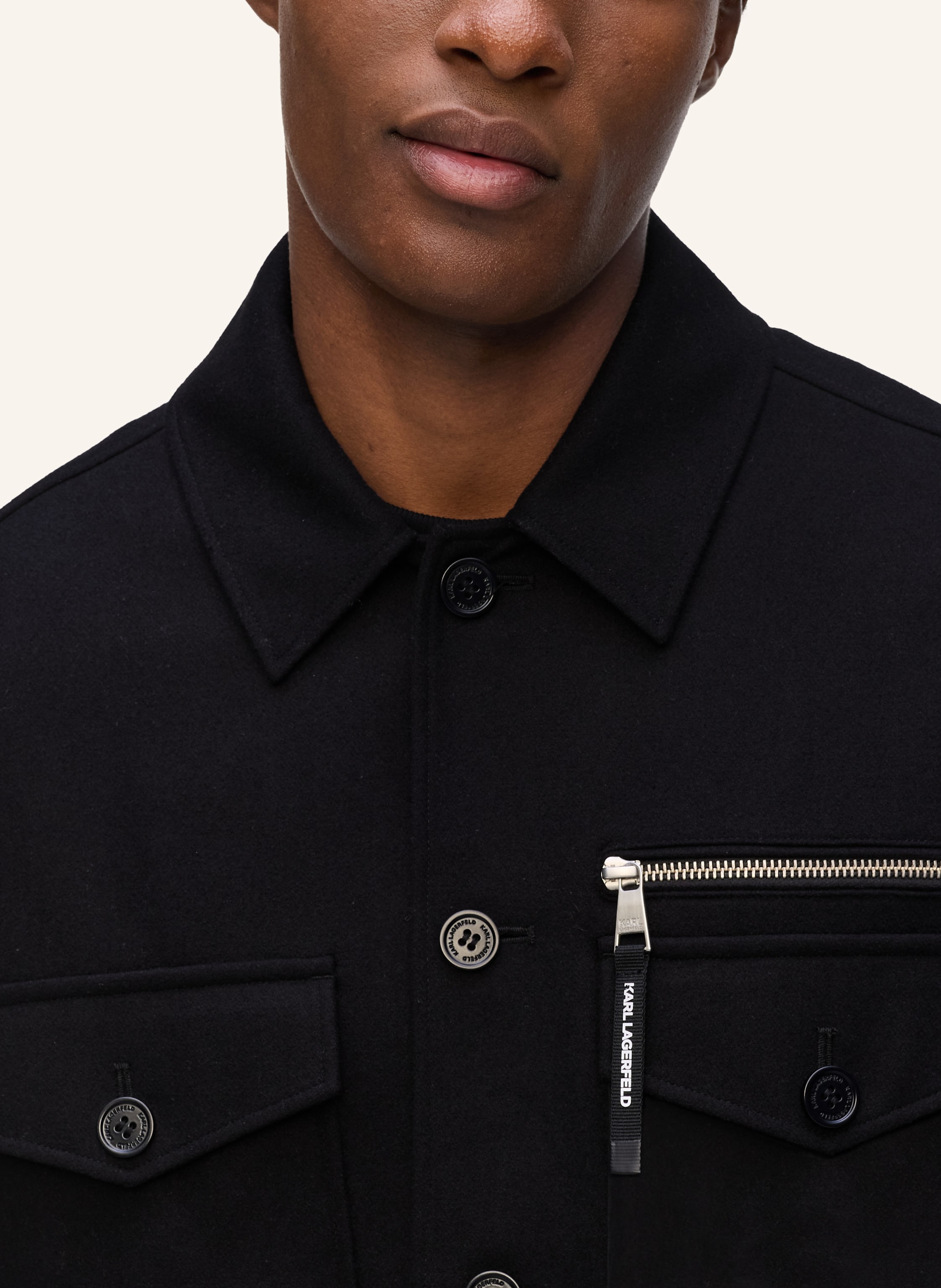 Thumbnail - Karl Lagerfeld Jacke schwarz