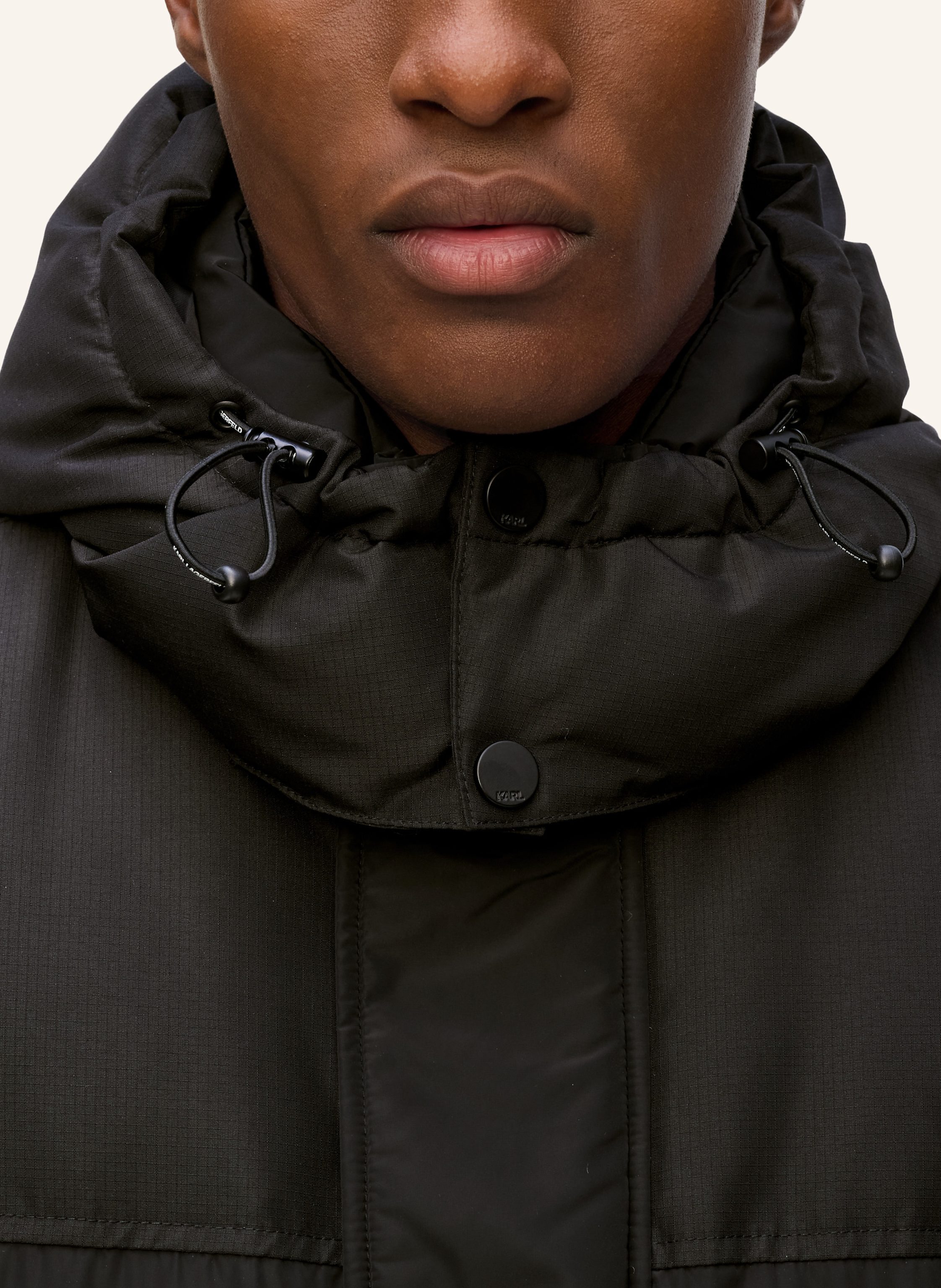 Thumbnail - Karl Lagerfeld Mantel schwarz