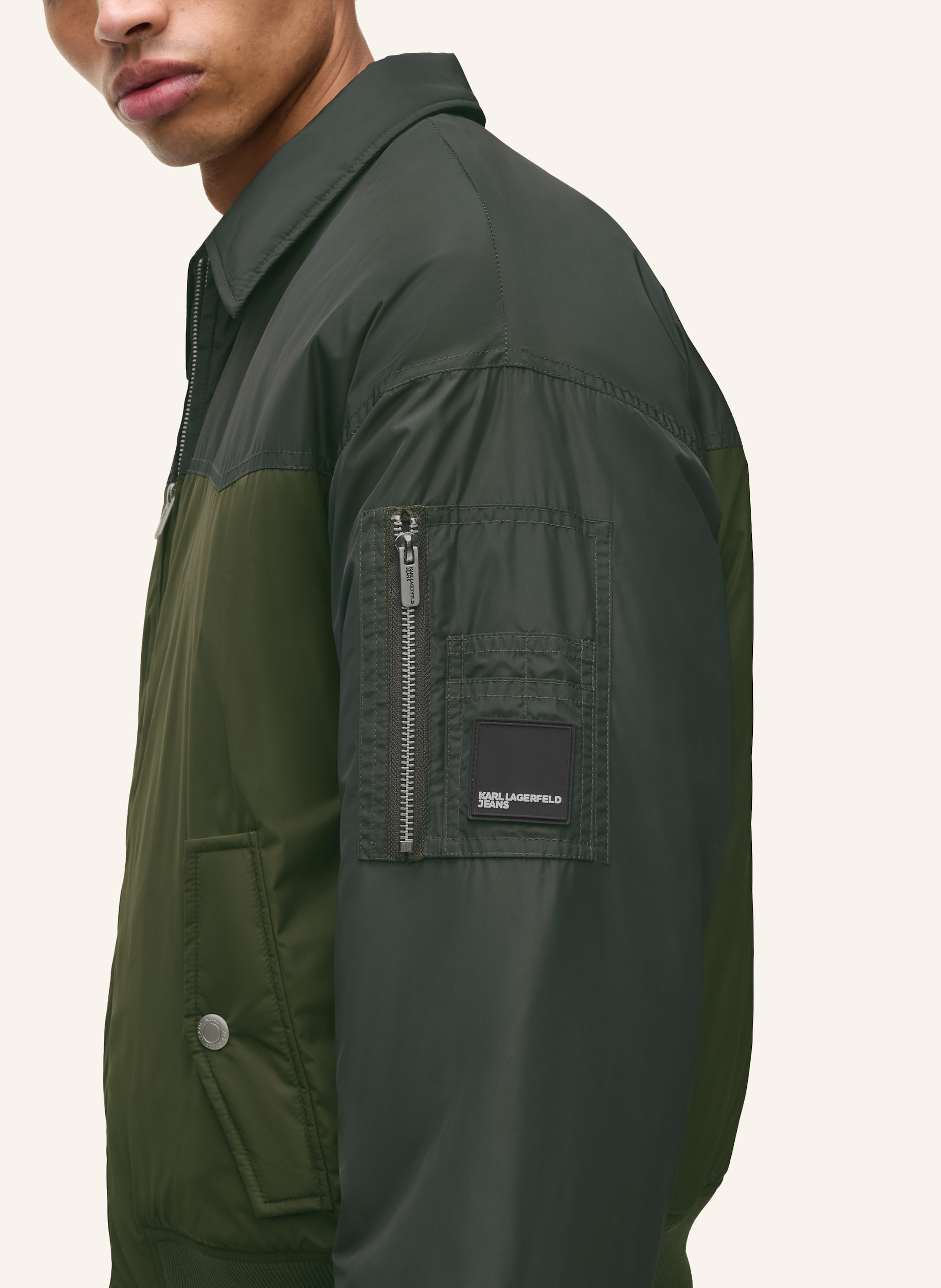 Thumbnail - Karl Lagerfeld Jeans Jacke gruen