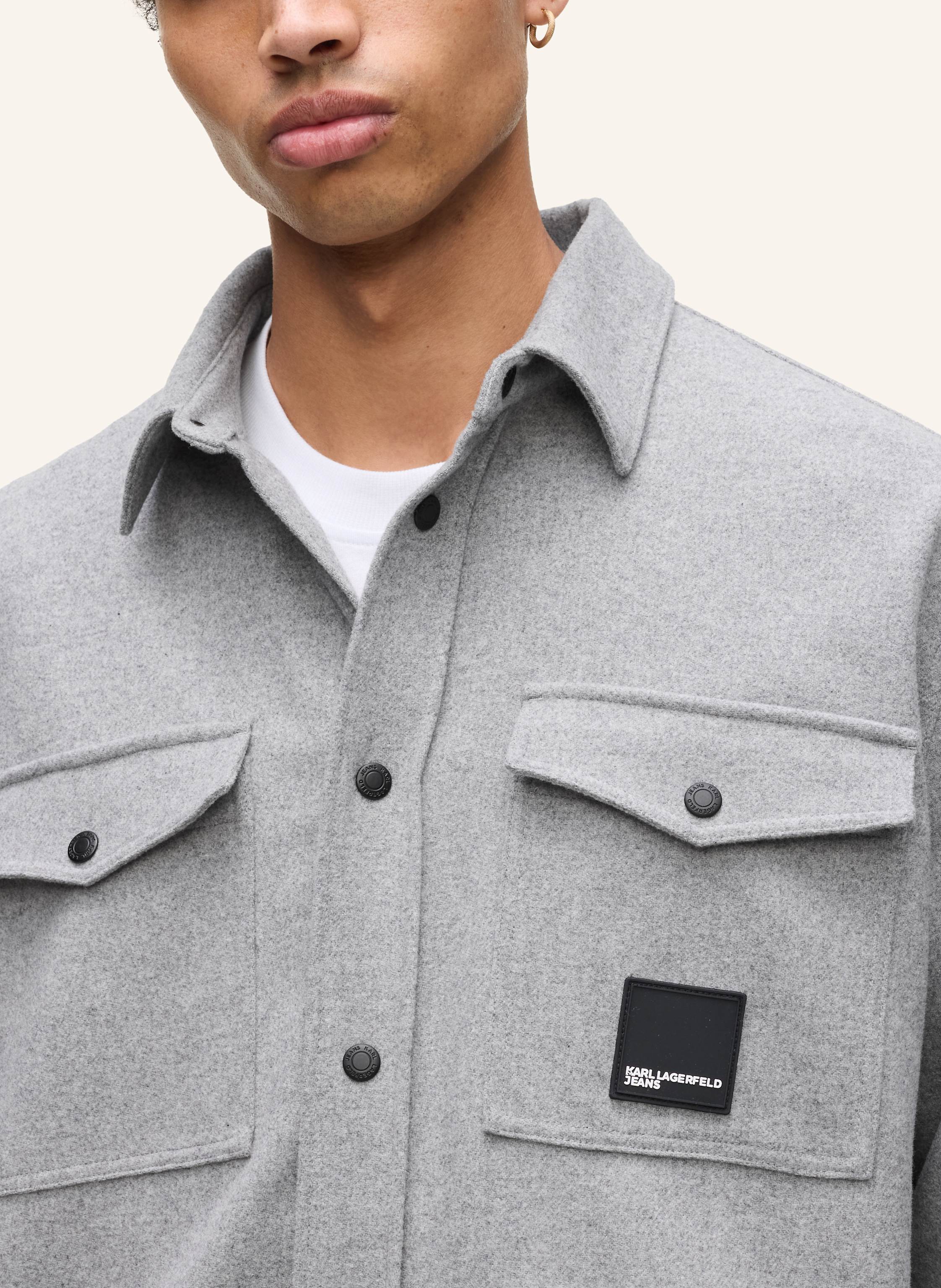 Thumbnail - Karl Lagerfeld Jeans Hemd grau