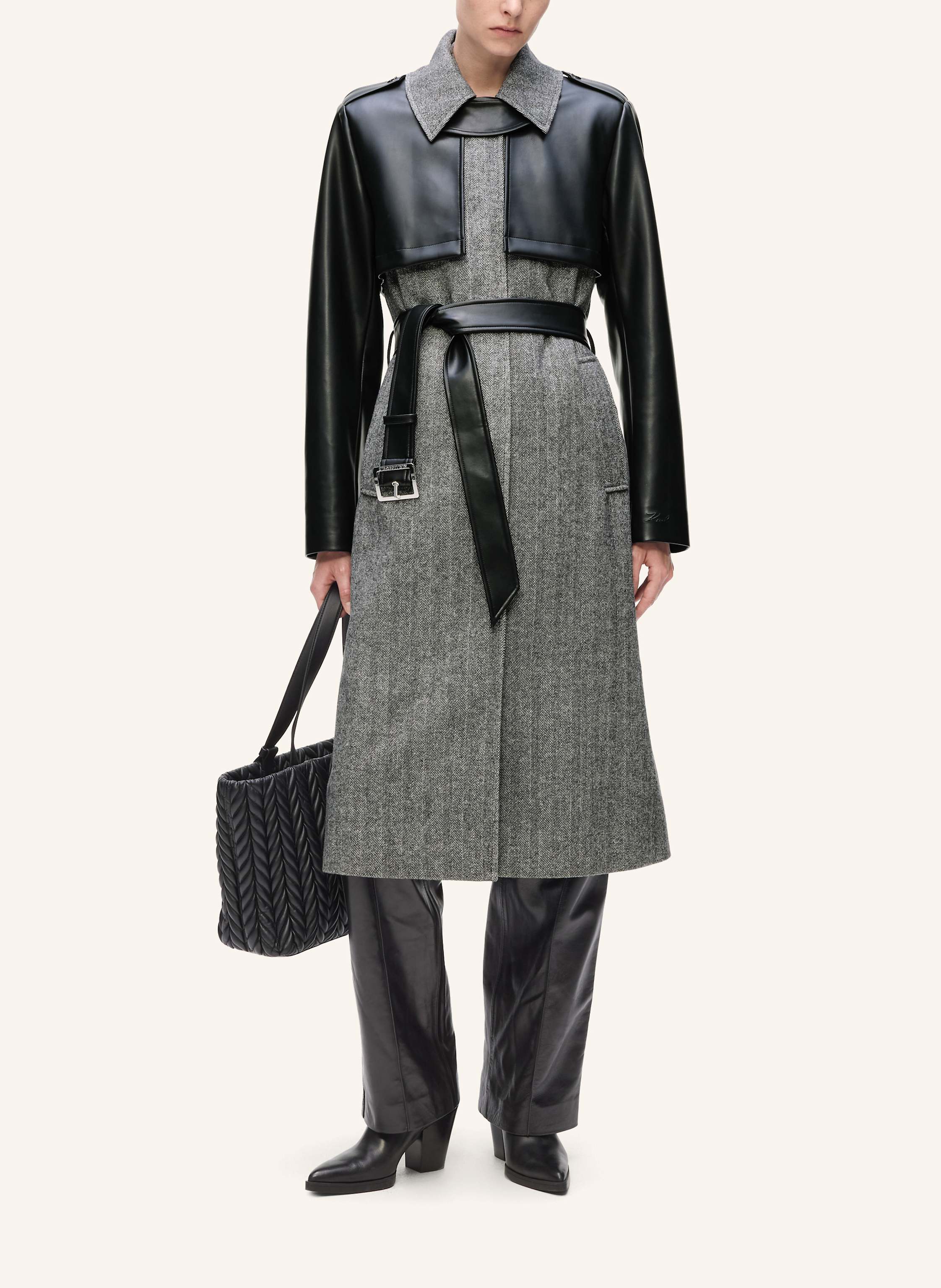 Thumbnail - Karl Lagerfeld Mantel grau