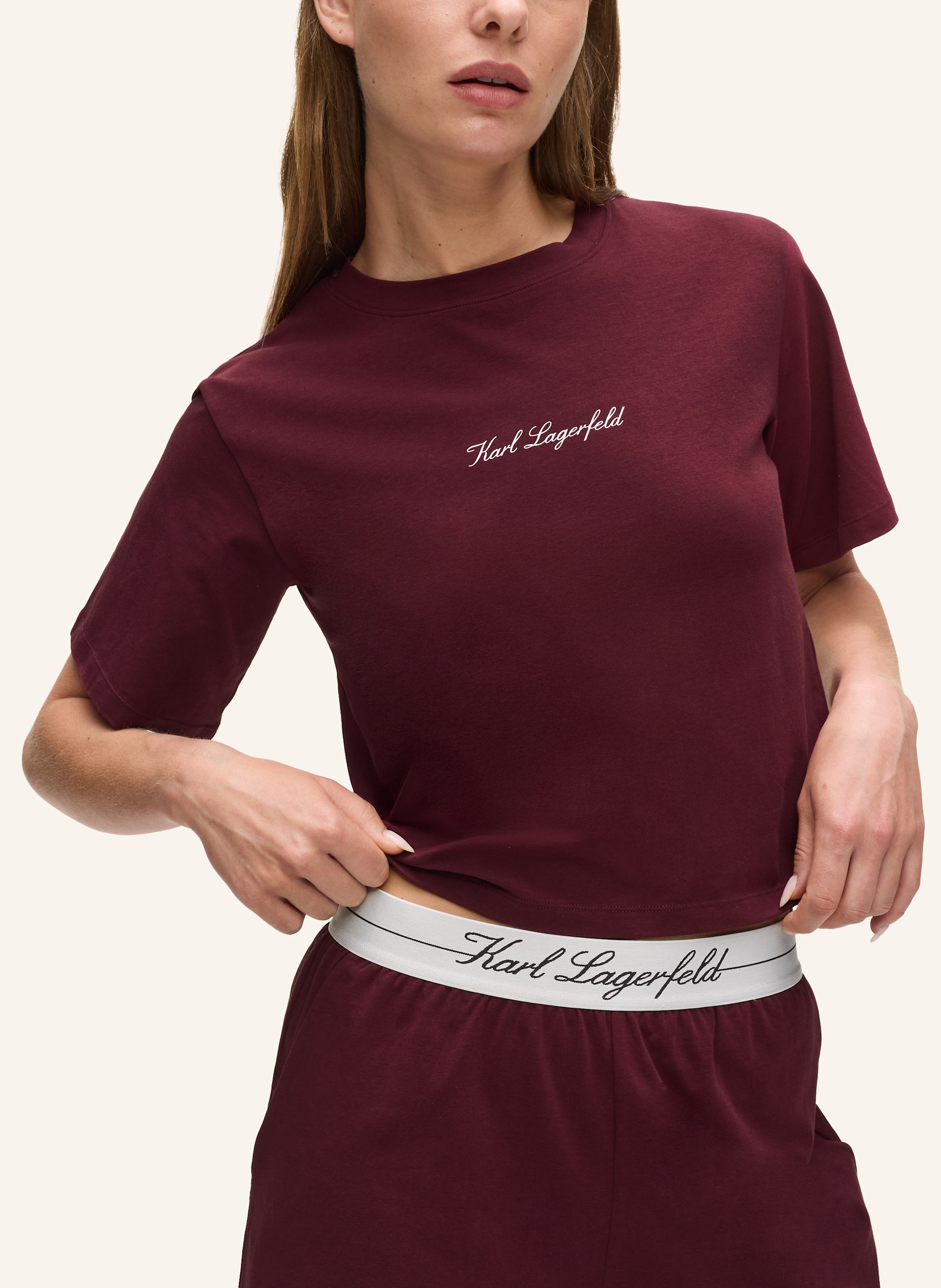 Thumbnail - Karl Lagerfeld Nachtwäsche rot