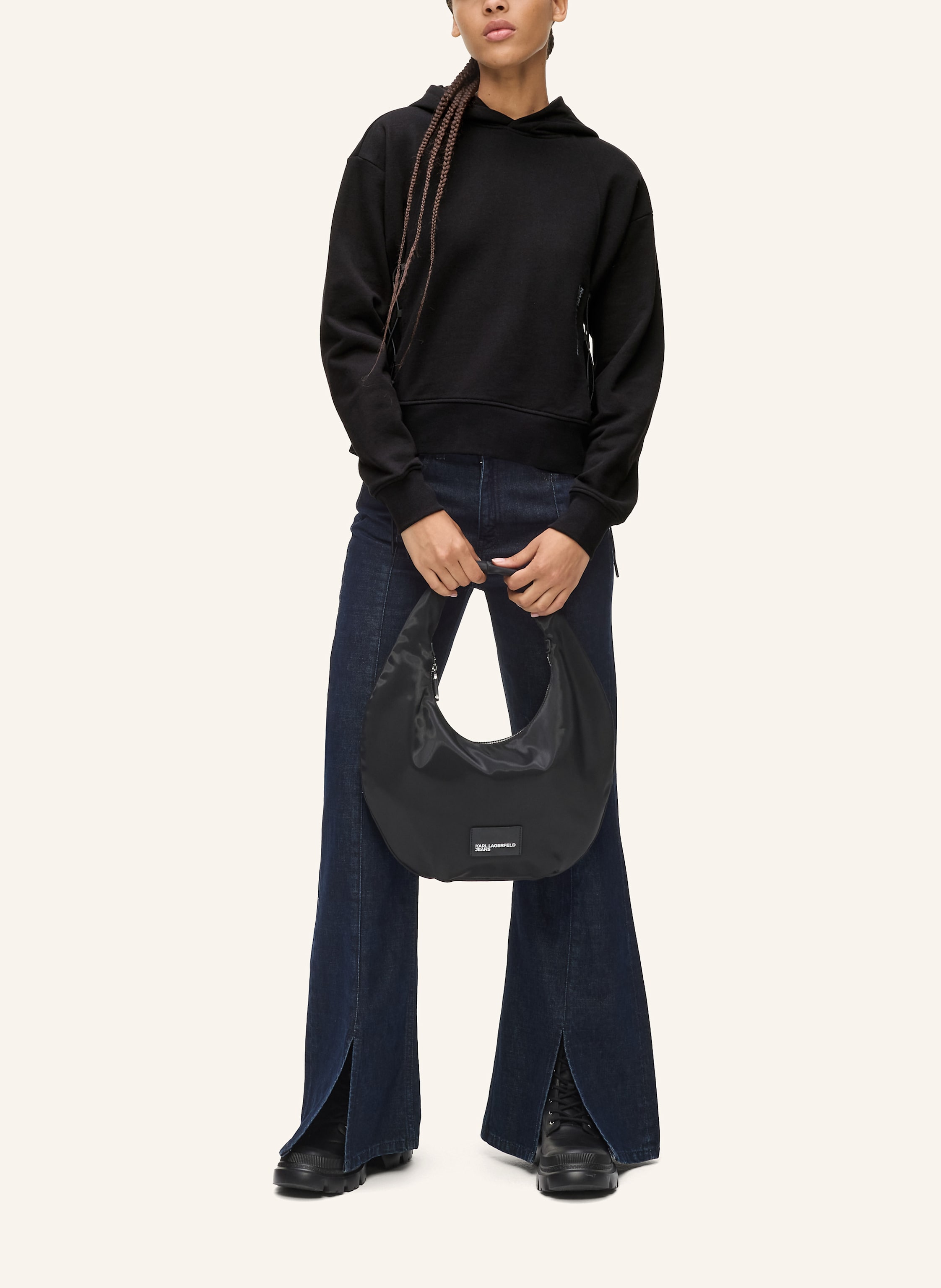 Thumbnail - Karl Lagerfeld Jeans Hoodie schwarz