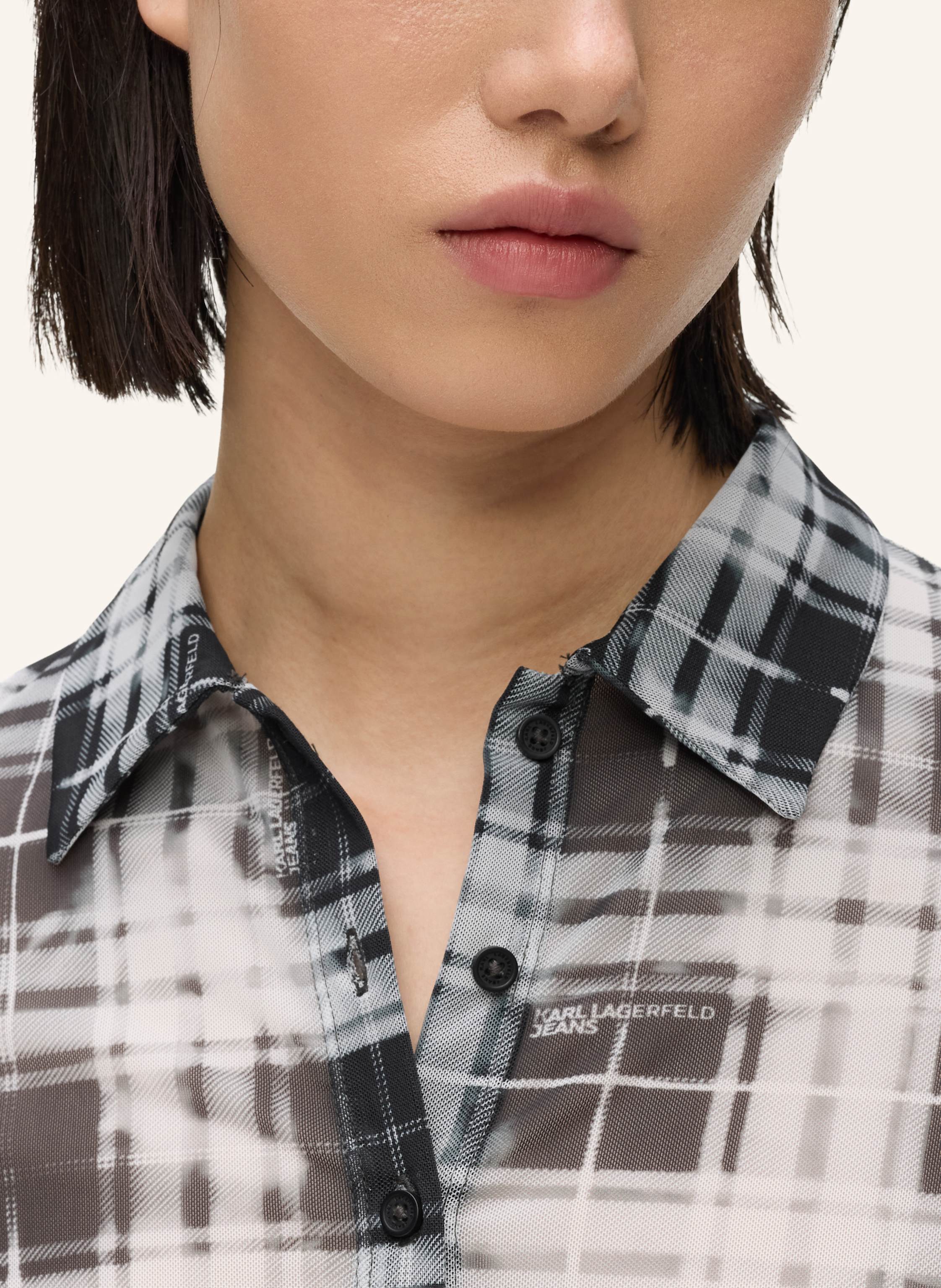 Thumbnail - Karl Lagerfeld Jeans Bluse schwarz