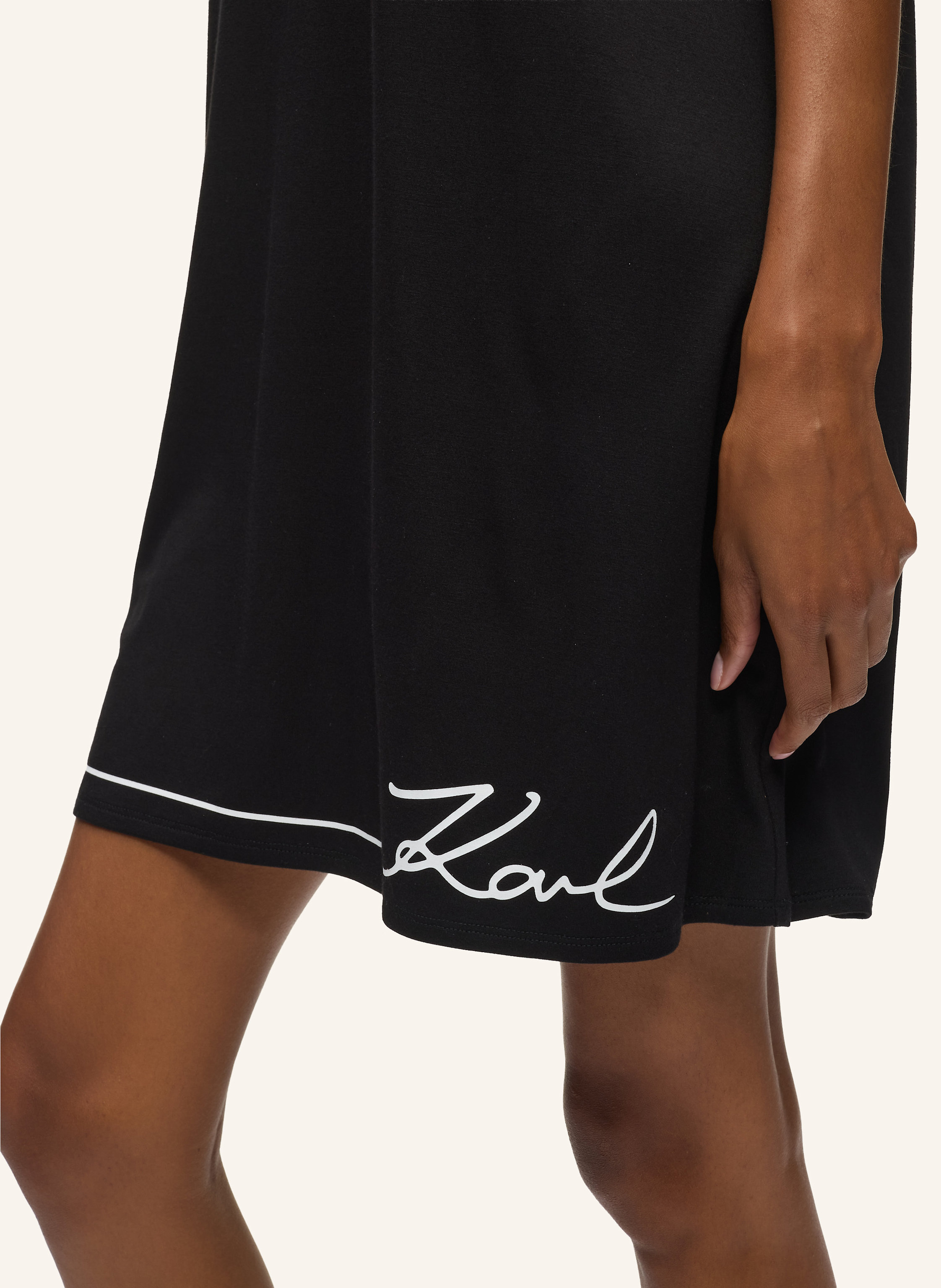 Thumbnail - Karl Lagerfeld Nachtwäsche Top schwarz