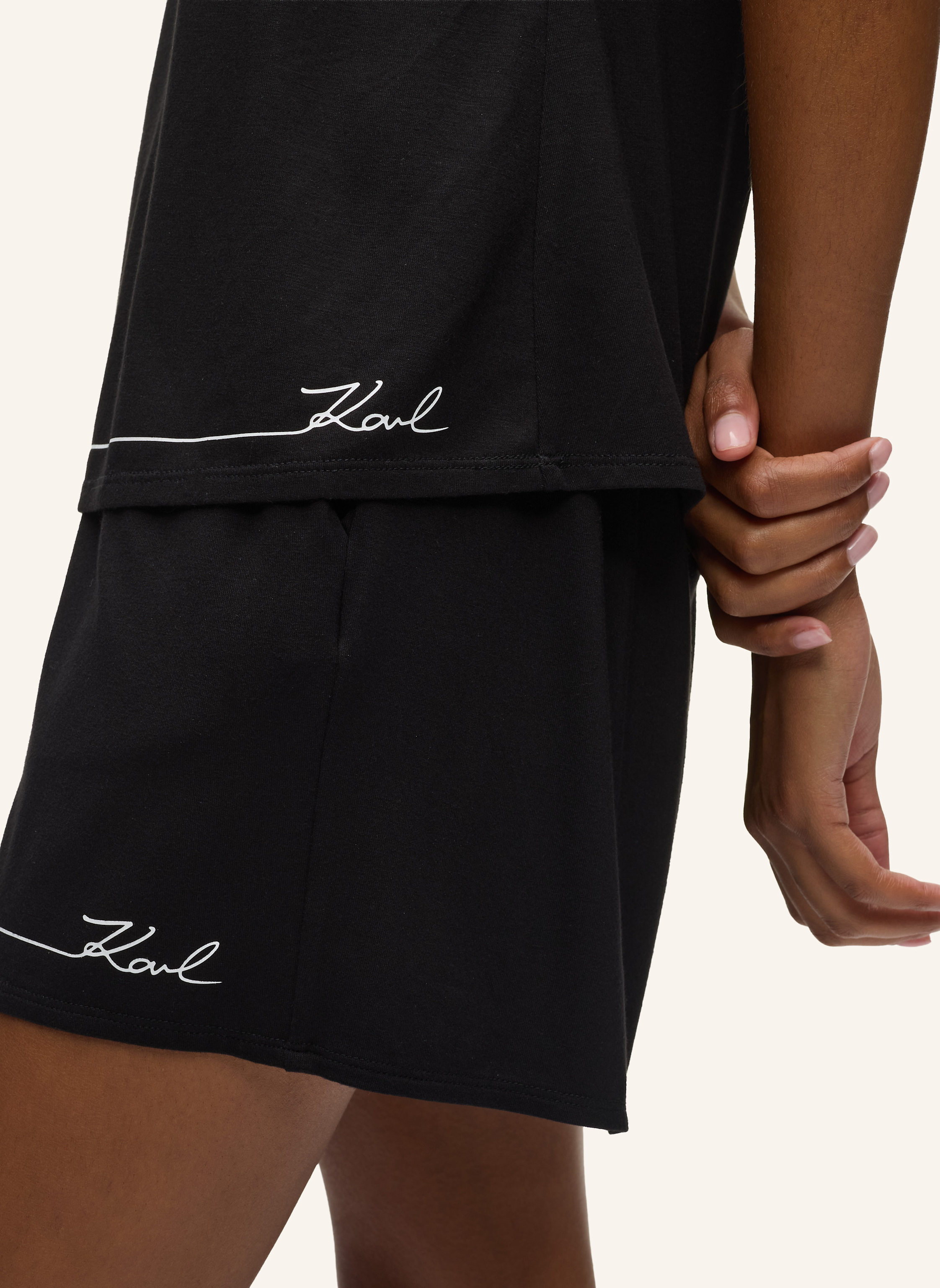 Thumbnail - Karl Lagerfeld Nachtwäsche schwarz