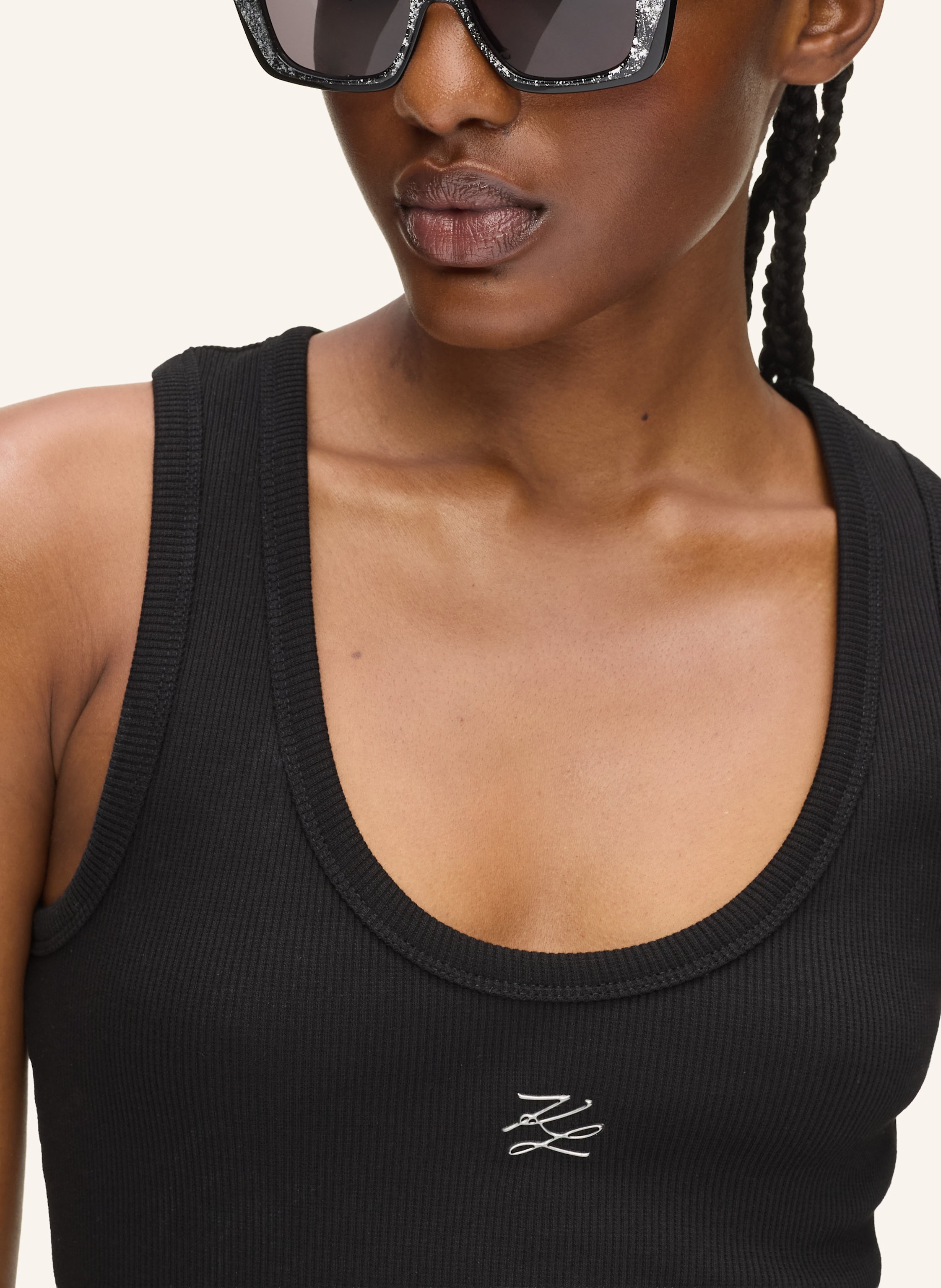 Thumbnail - Karl Lagerfeld Unterhemd schwarz