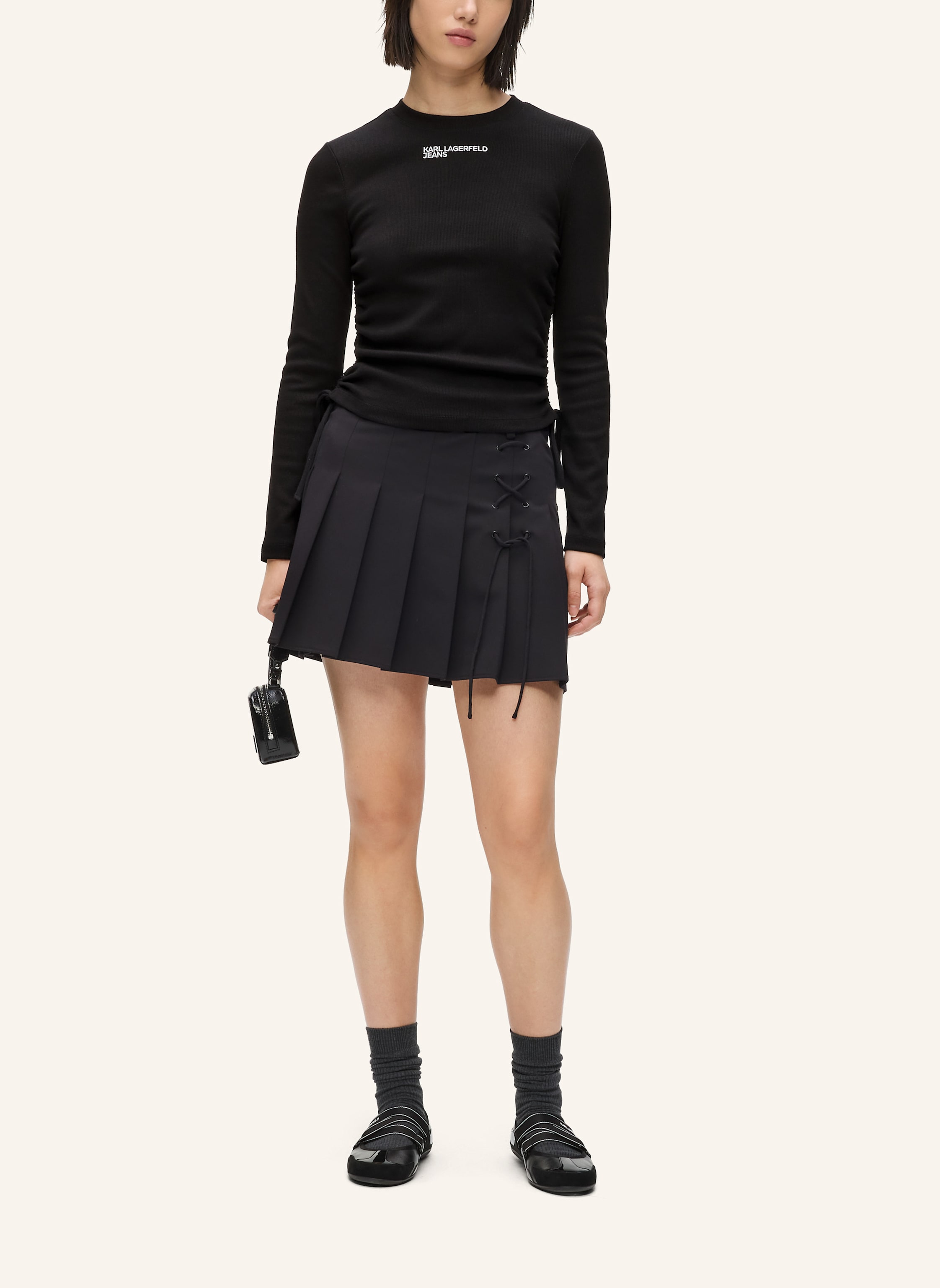 Thumbnail - Karl Lagerfeld Jeans Top schwarz