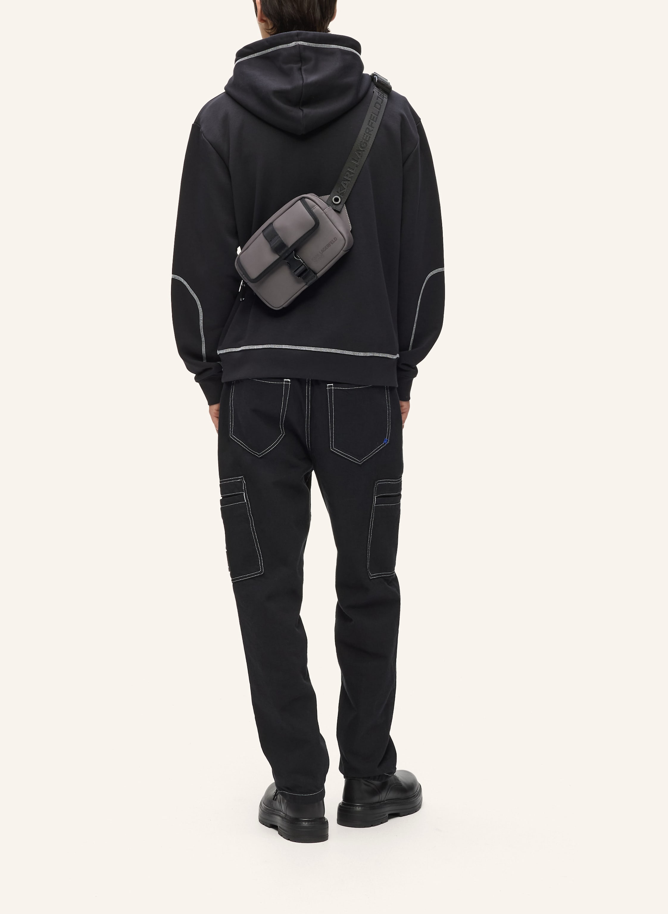 Thumbnail - Karl Lagerfeld Jeans Gürteltasche grau