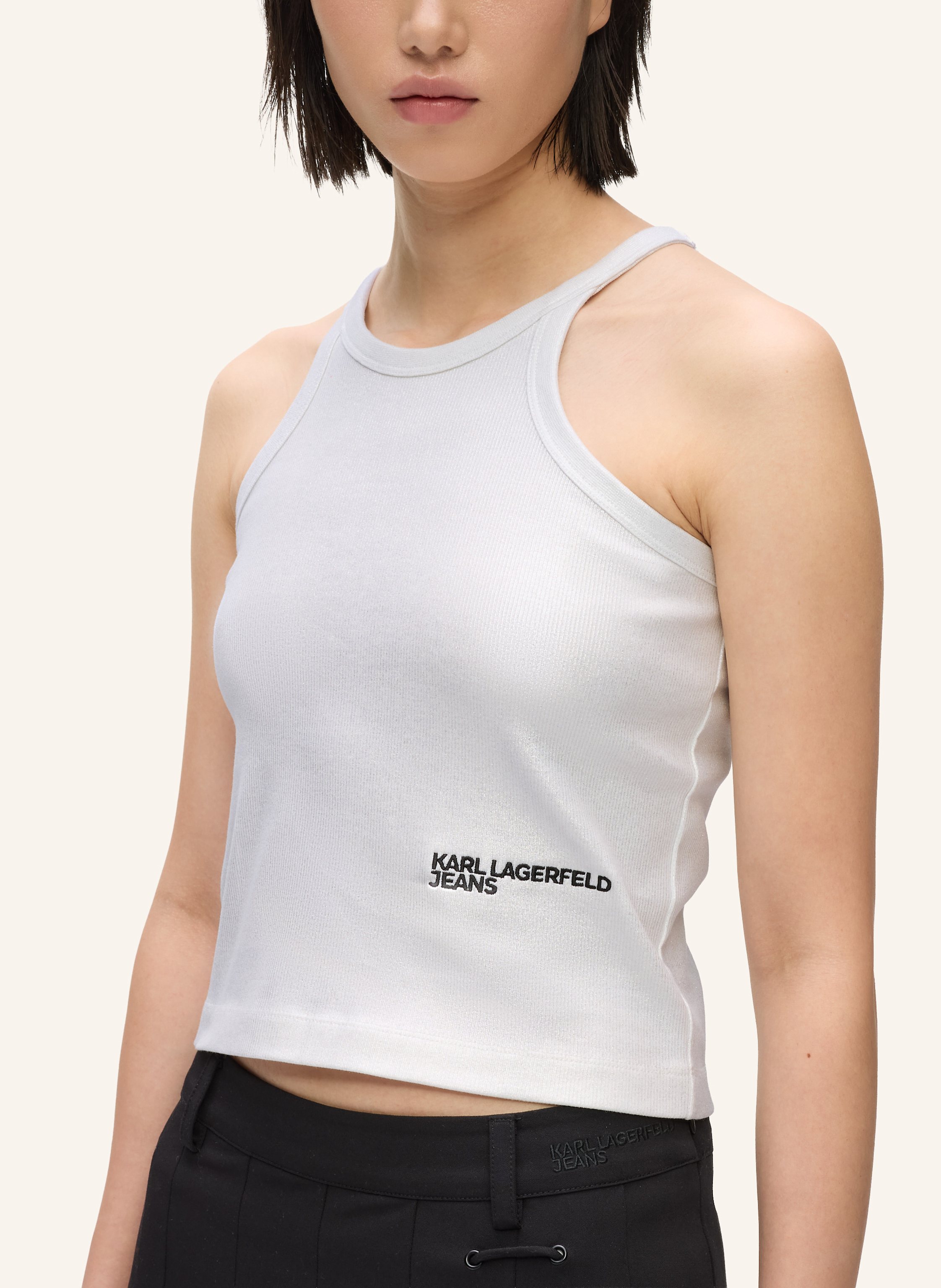 Thumbnail - Karl Lagerfeld Jeans Top silber