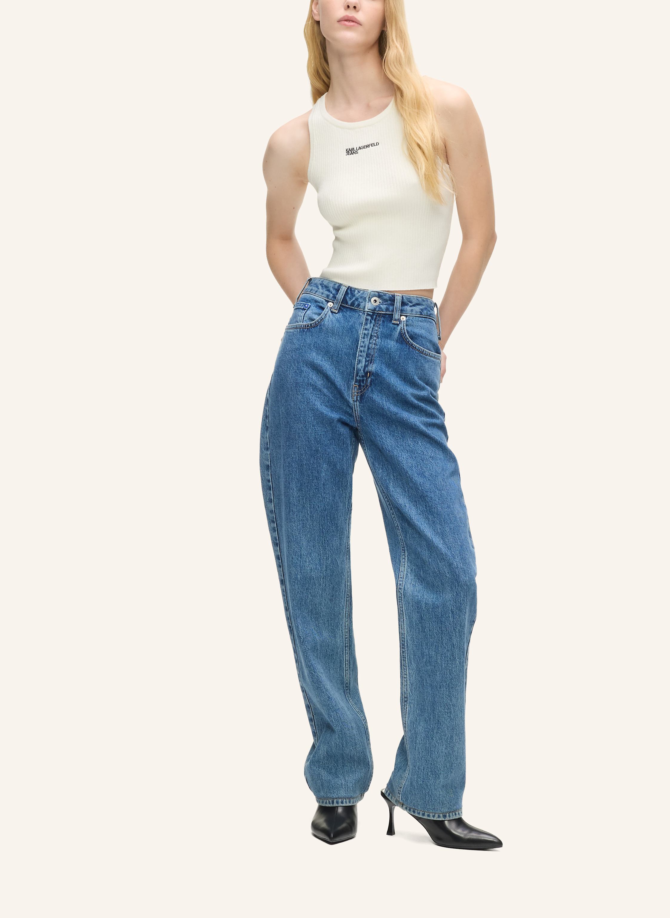 Thumbnail - Karl Lagerfeld Jeans Top beige