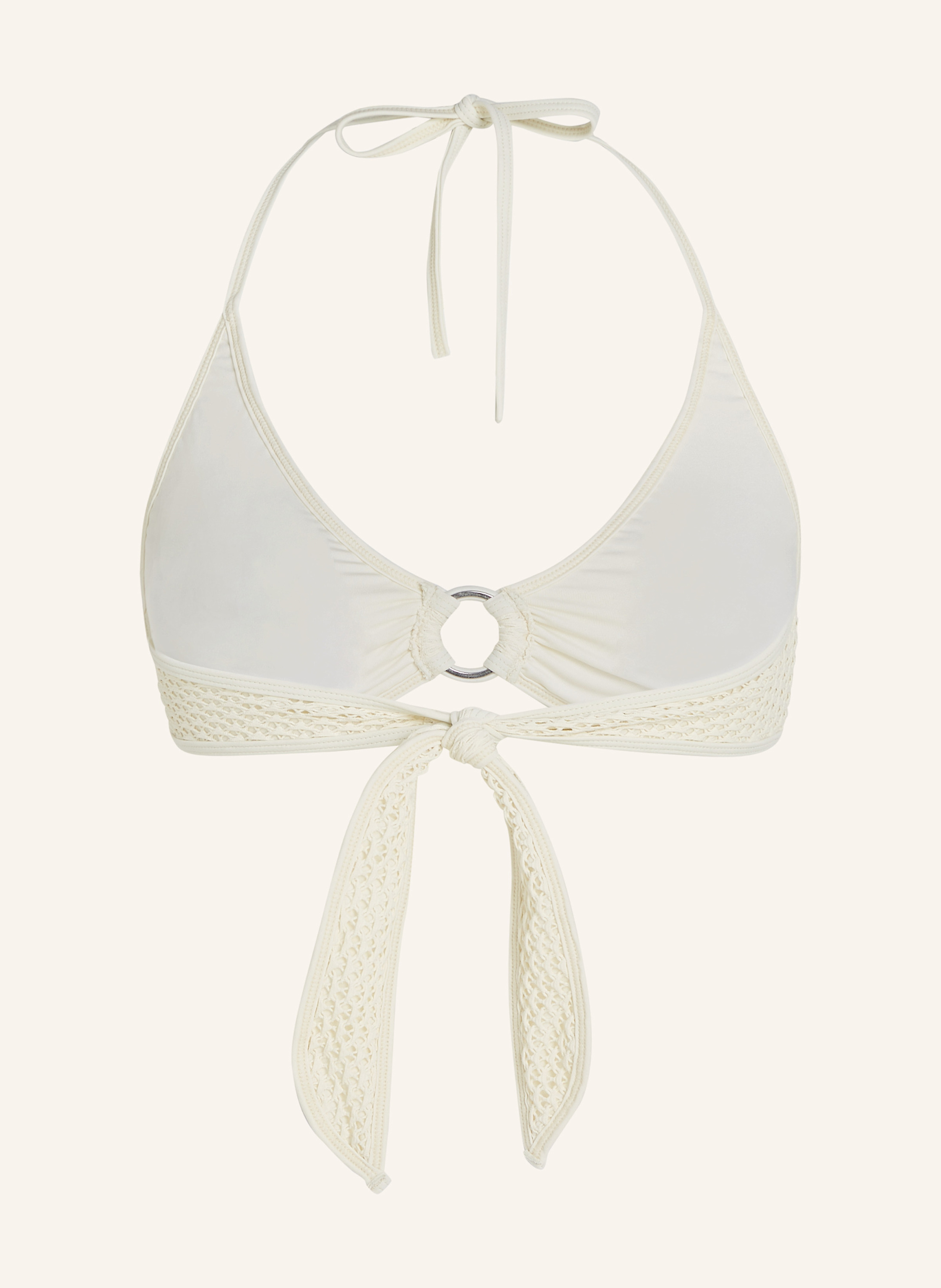 Thumbnail - Karl Lagerfeld Bikini-Top beige