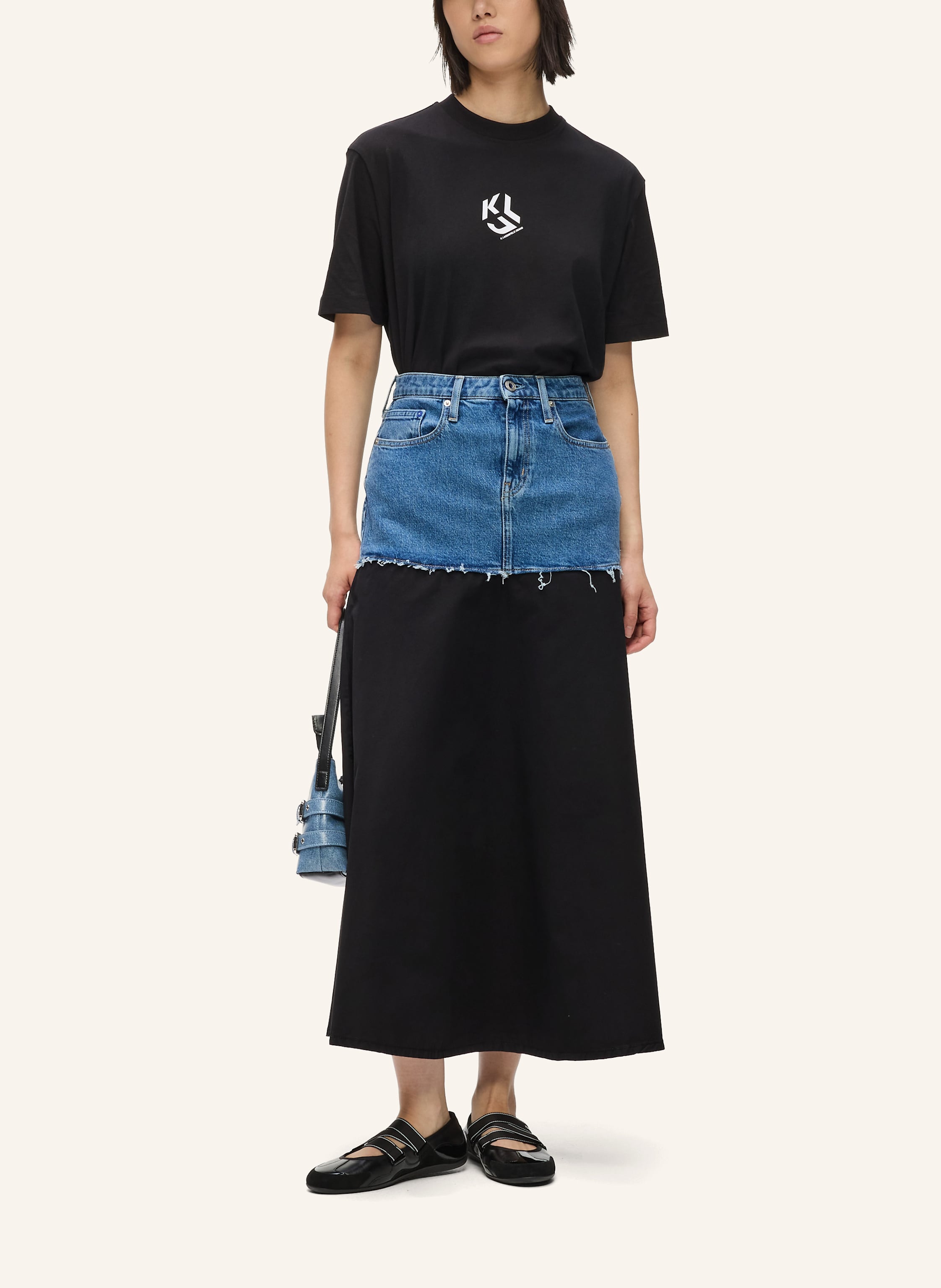 Thumbnail - Karl Lagerfeld Jeans Rock blau