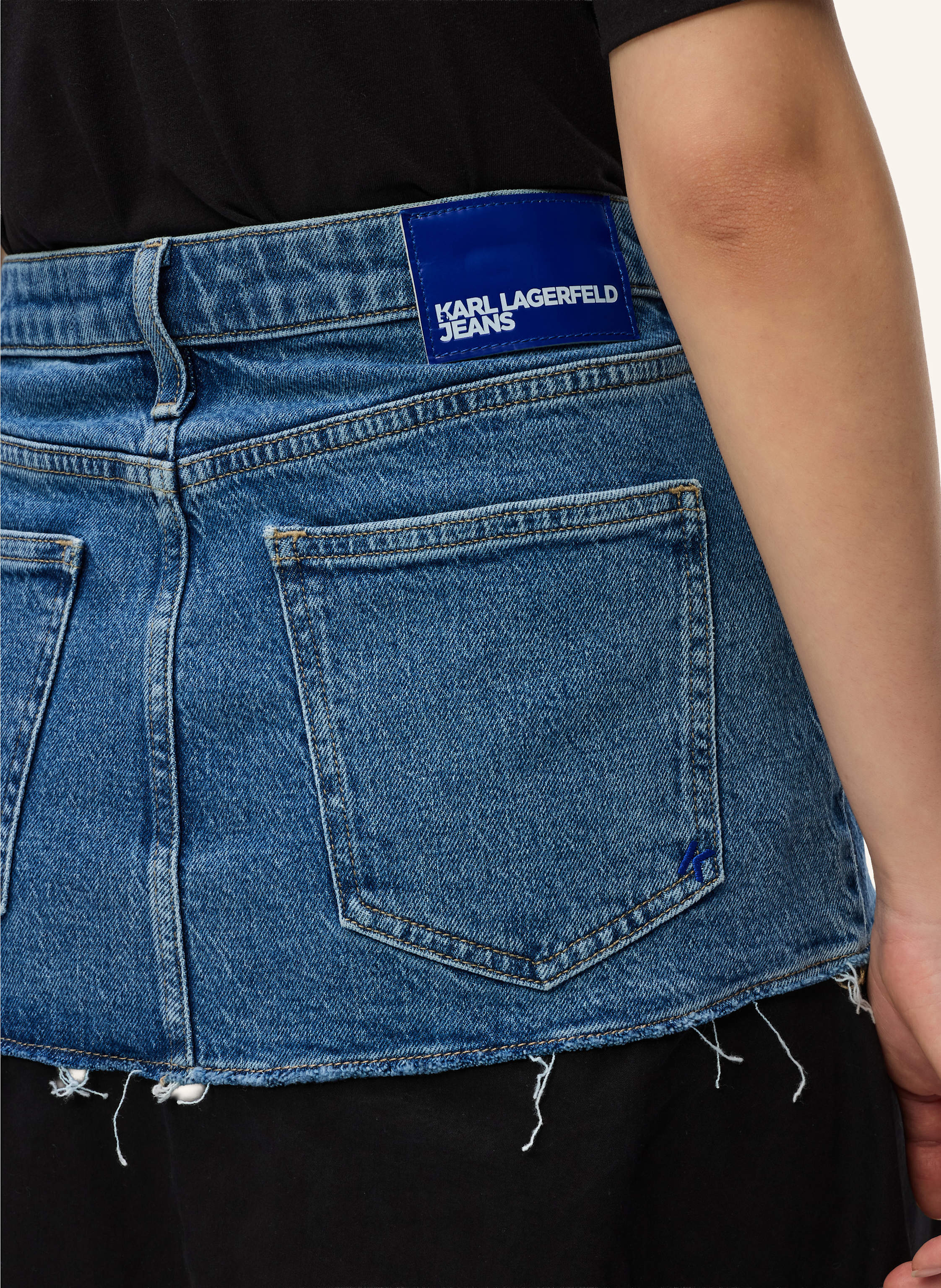 Thumbnail - Karl Lagerfeld Jeans Rock blau