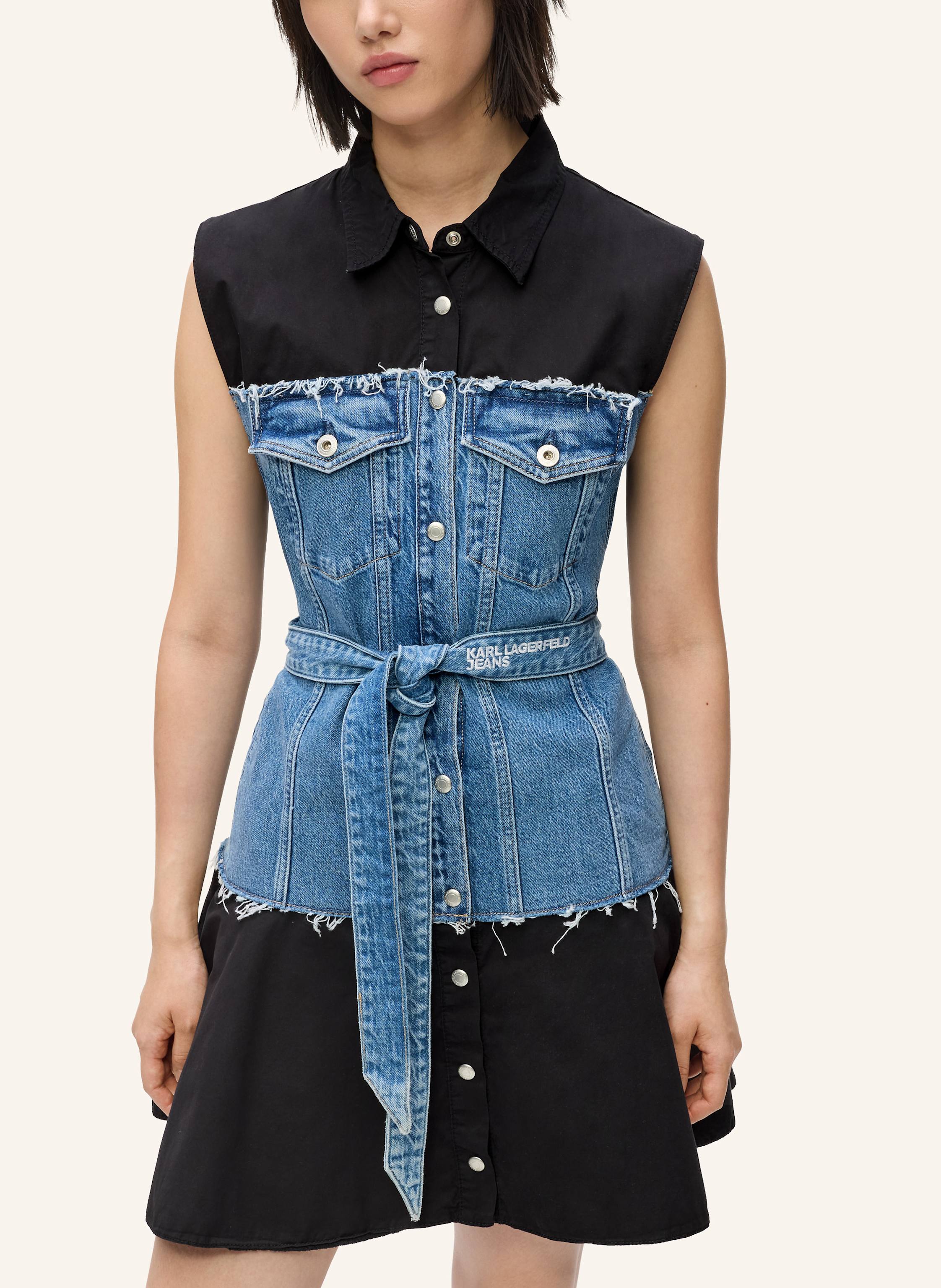 Thumbnail - Karl Lagerfeld Jeans Kleid blau