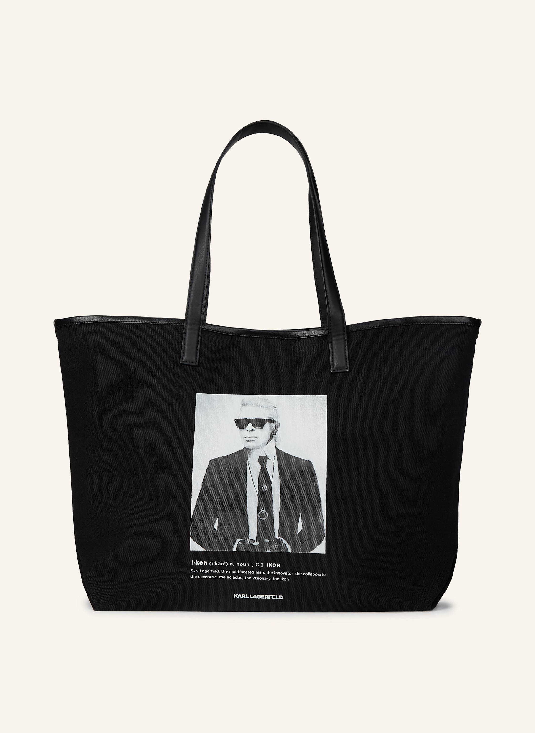 Karl Lagerfeld Shopper in schwarz