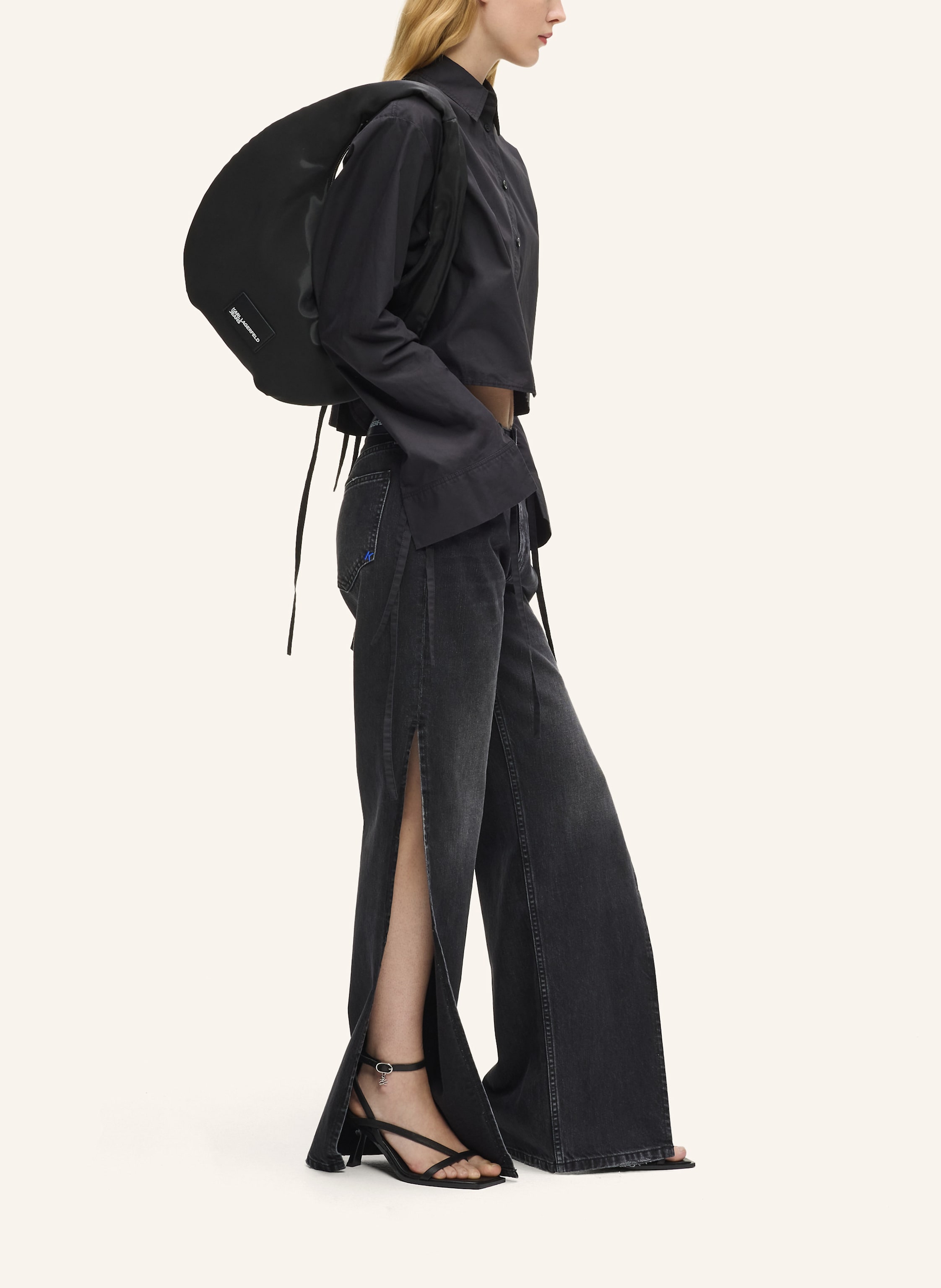 Thumbnail - Karl Lagerfeld Jeans Hobo-Bag schwarz