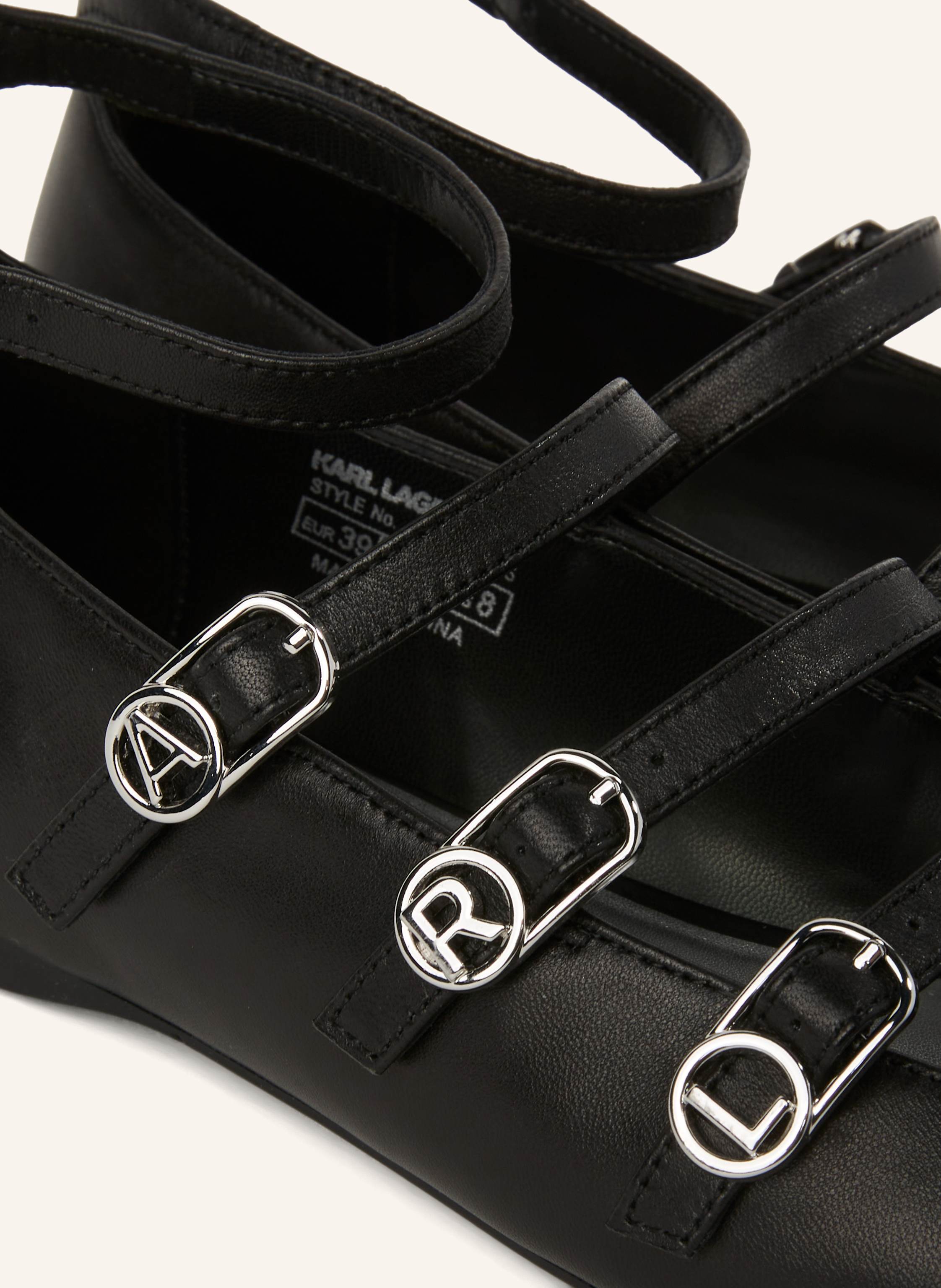 Thumbnail - Karl Lagerfeld Flache Schuhe schwarz