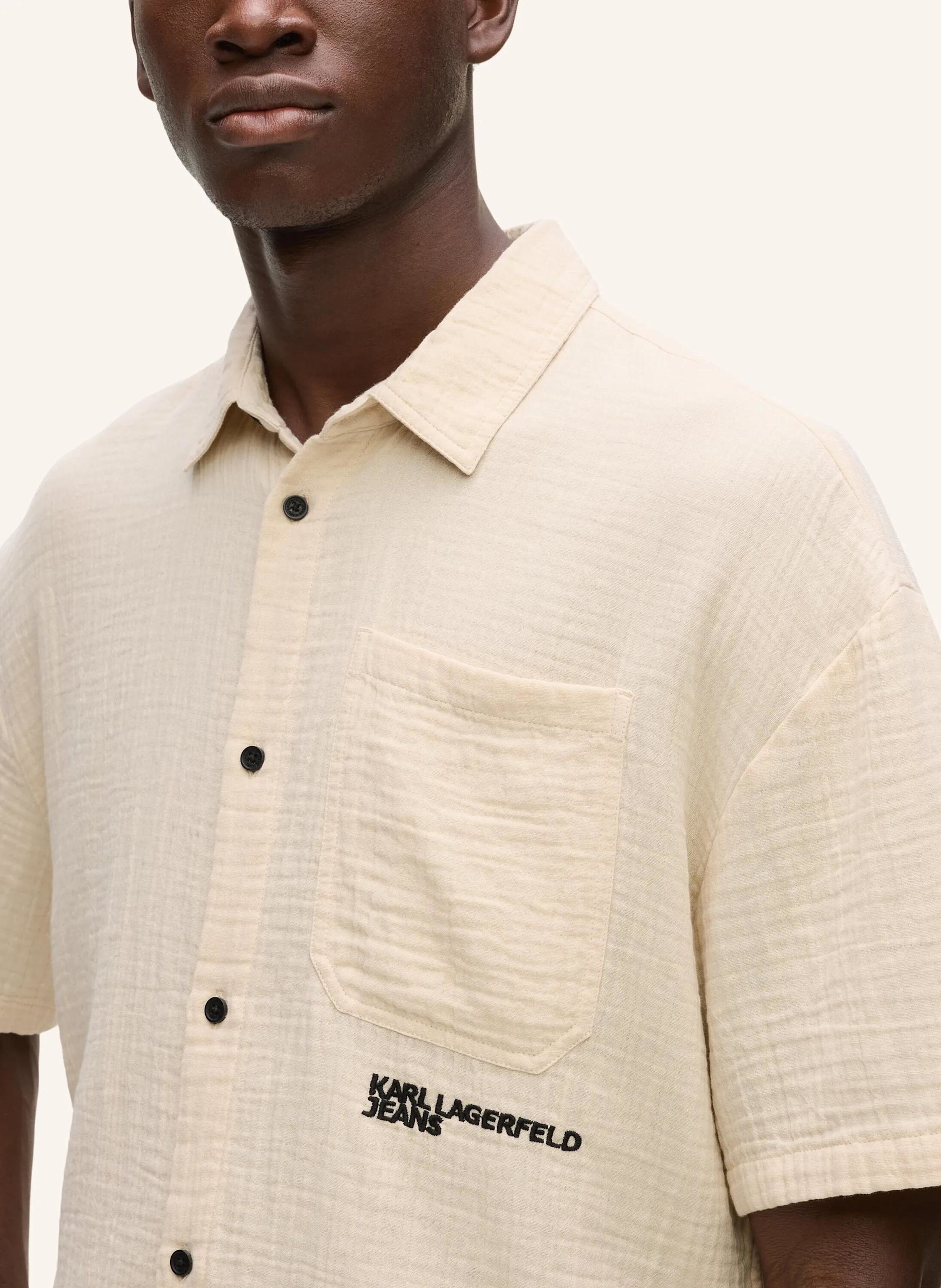 Thumbnail - Karl Lagerfeld Jeans Hemd beige