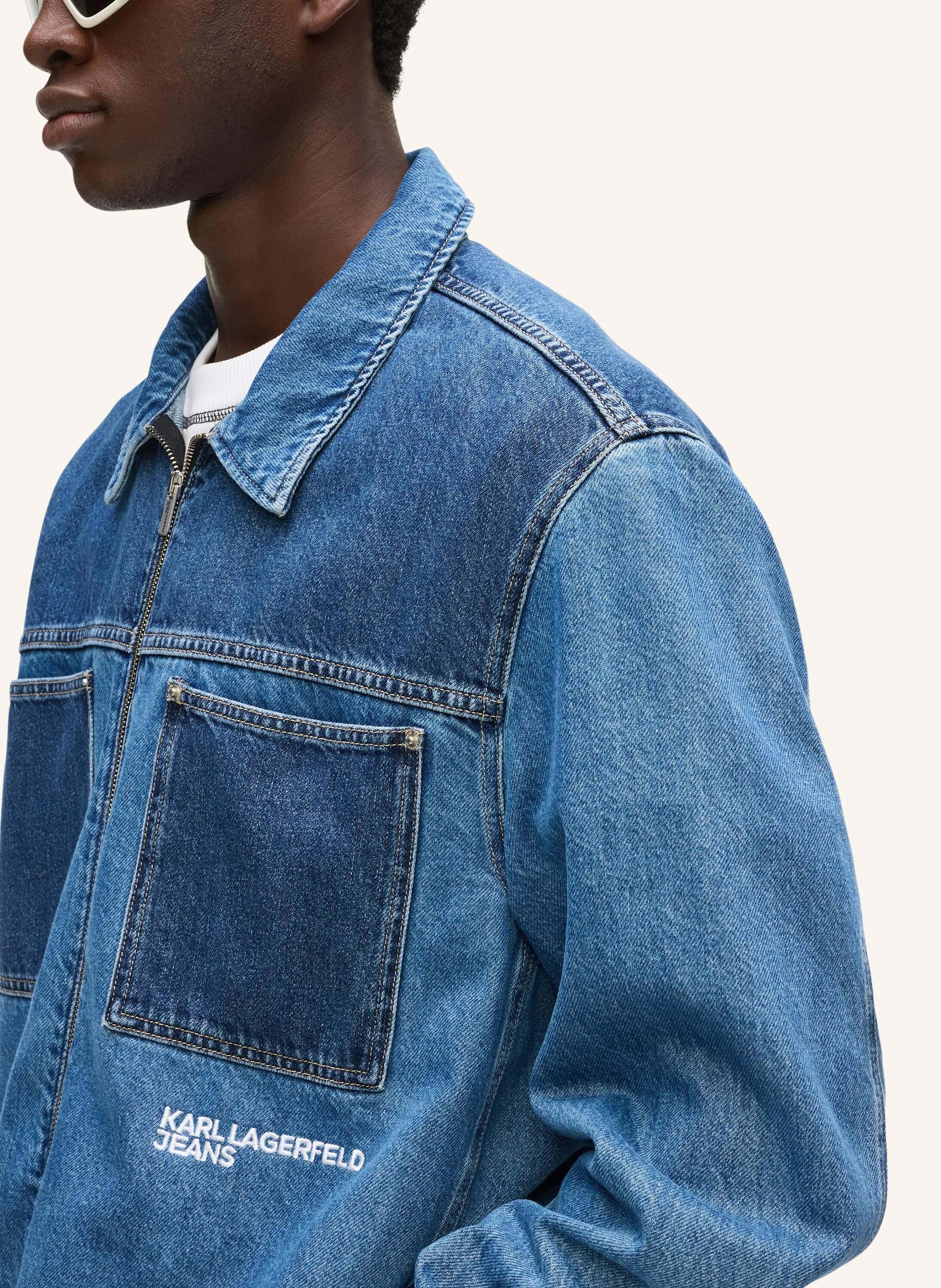 Thumbnail - Karl Lagerfeld Jeans Hemd blau