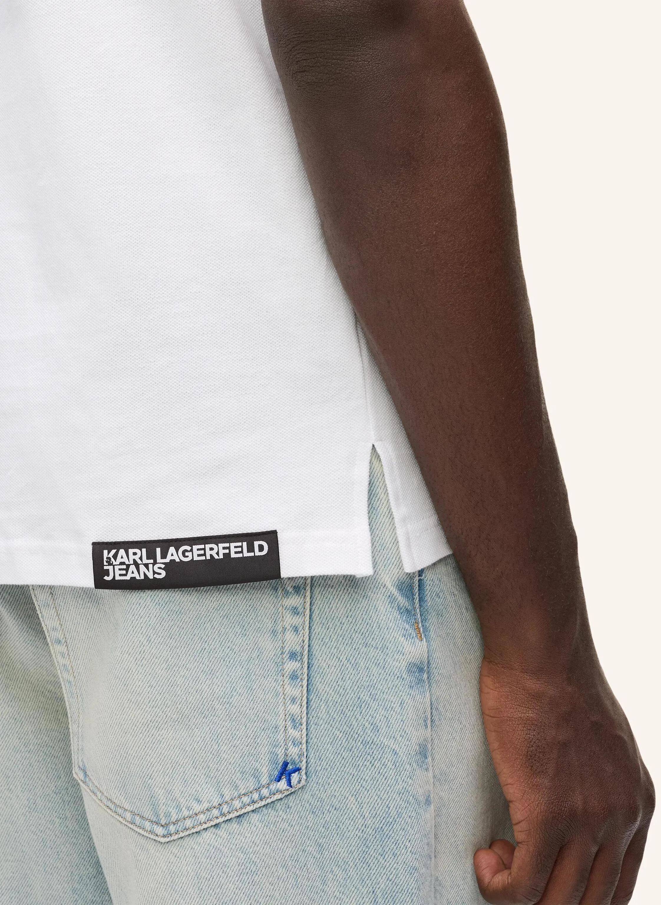 Thumbnail - Karl Lagerfeld Jeans Poloshirt weiss