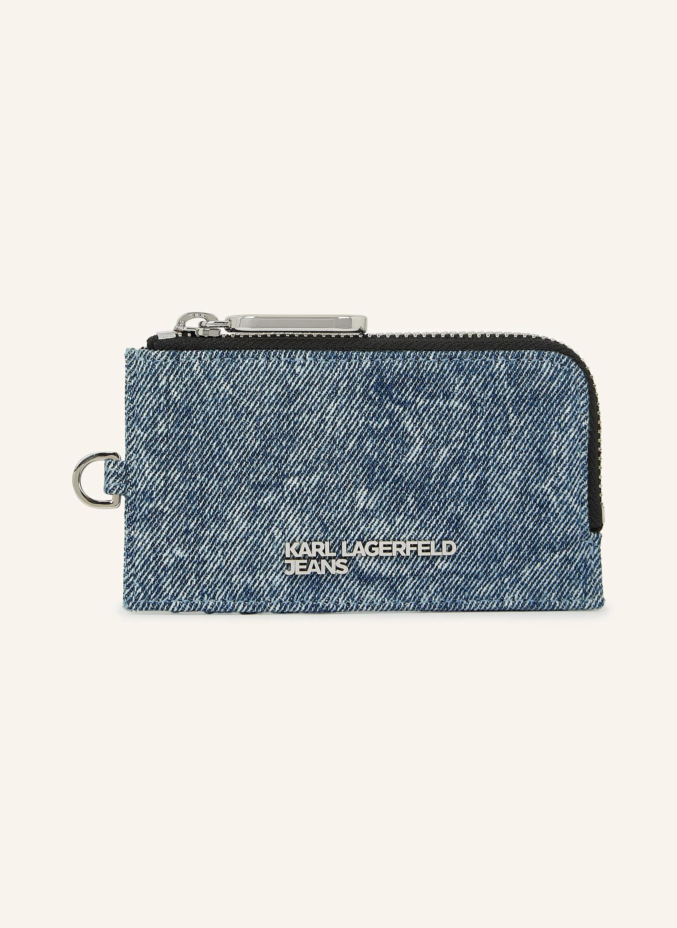 Karl Lagerfeld Jeans Kartenetui blau