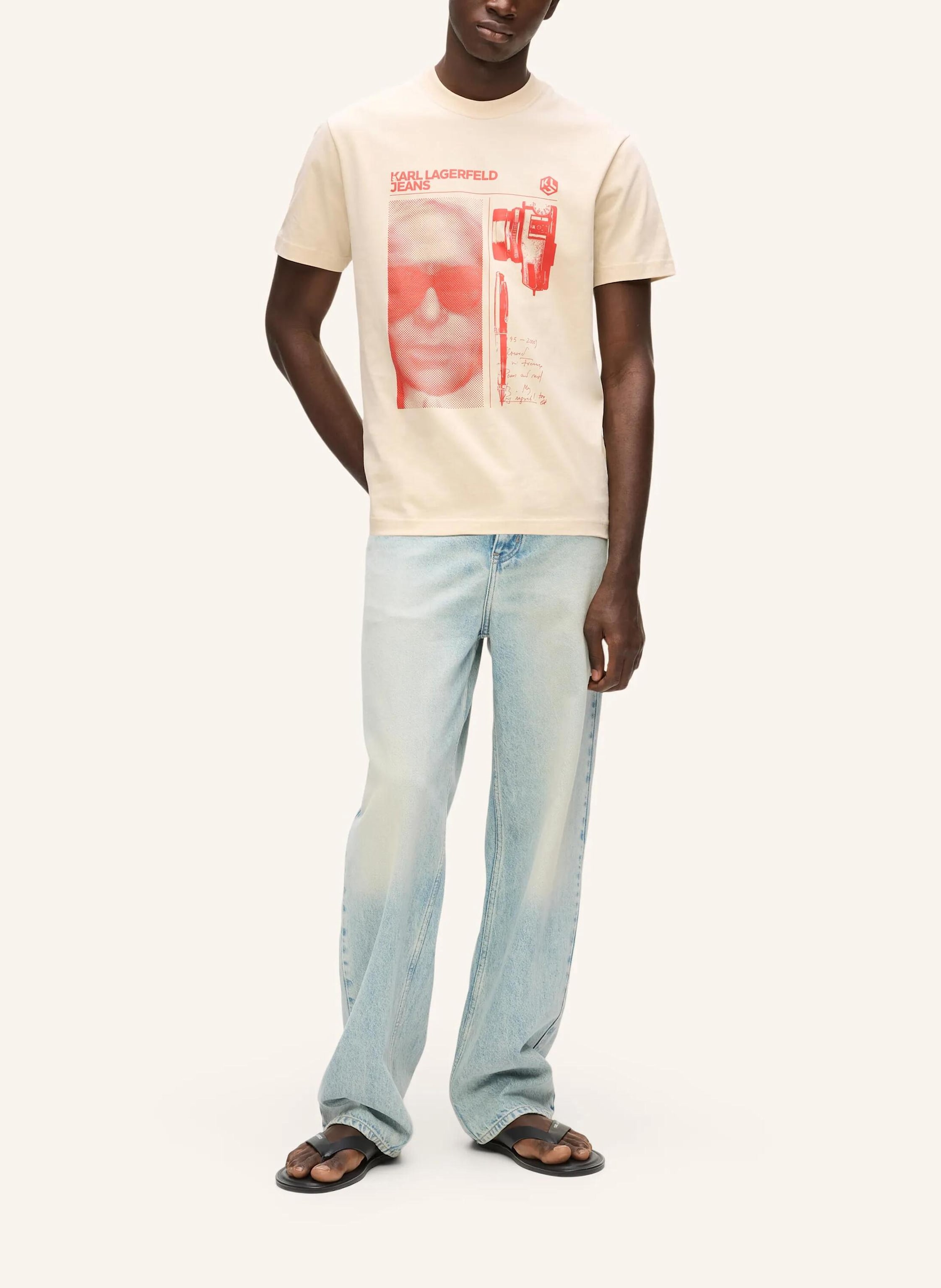 Thumbnail - Karl Lagerfeld Jeans T-Shirt beige