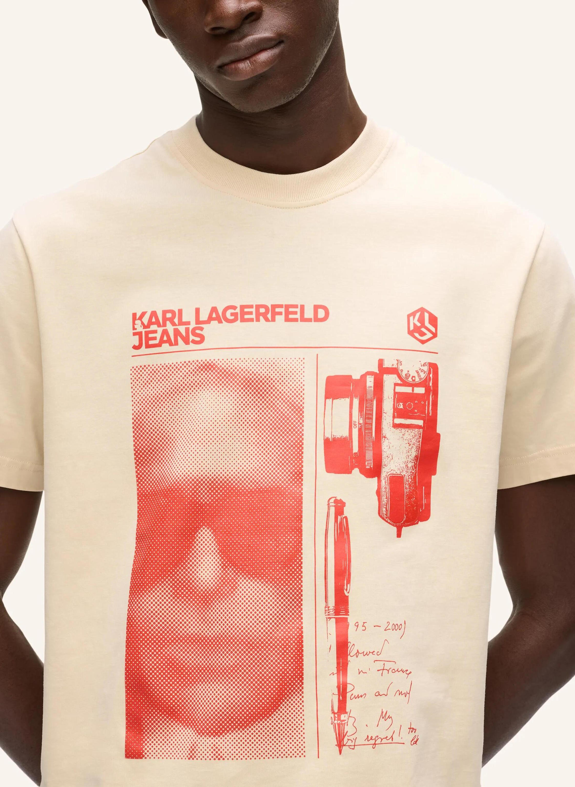 Thumbnail - Karl Lagerfeld Jeans T-Shirt beige