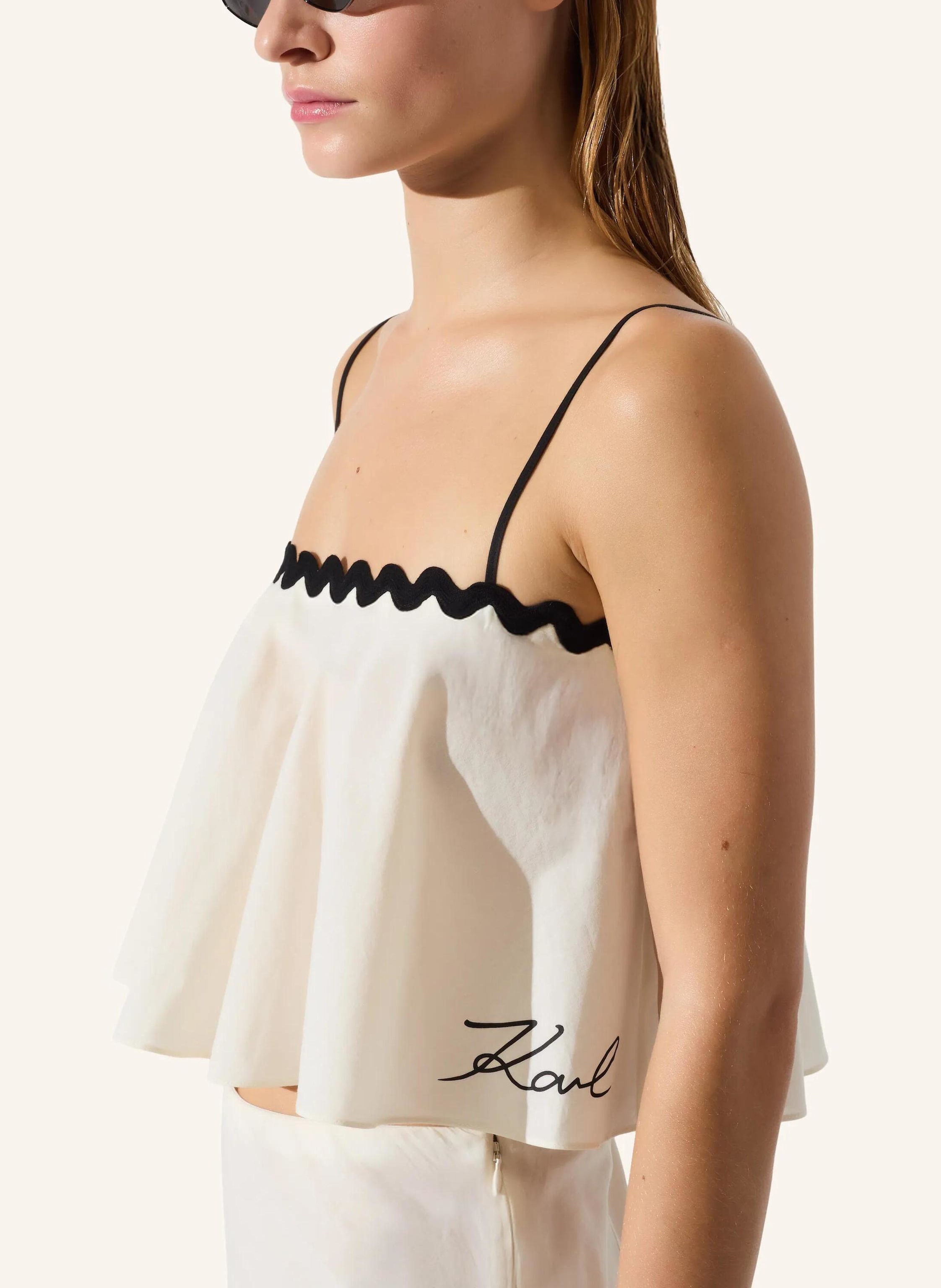 Thumbnail - Karl Lagerfeld Top beige