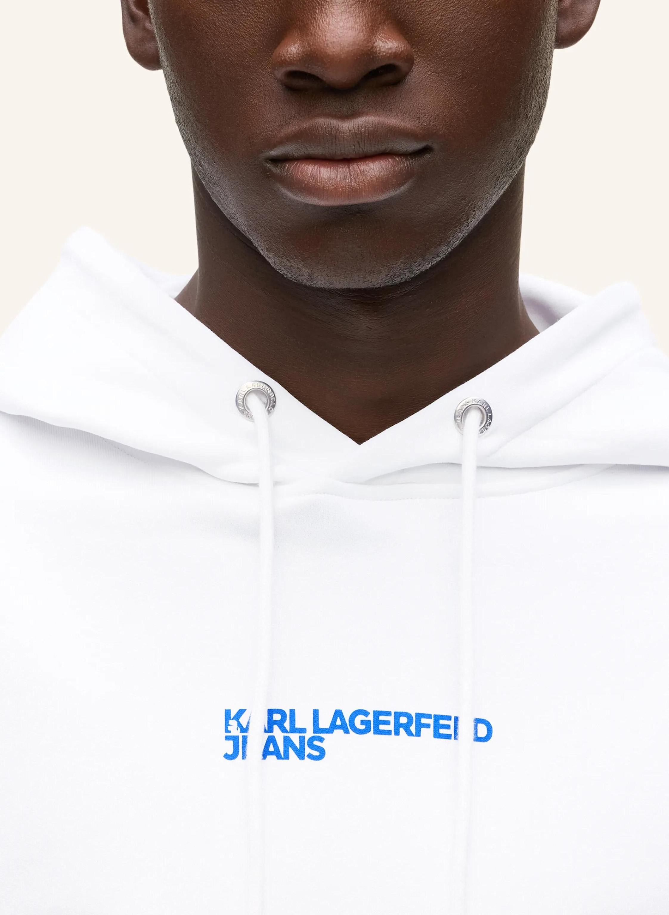 Thumbnail - Karl Lagerfeld Jeans Hoodie weiss