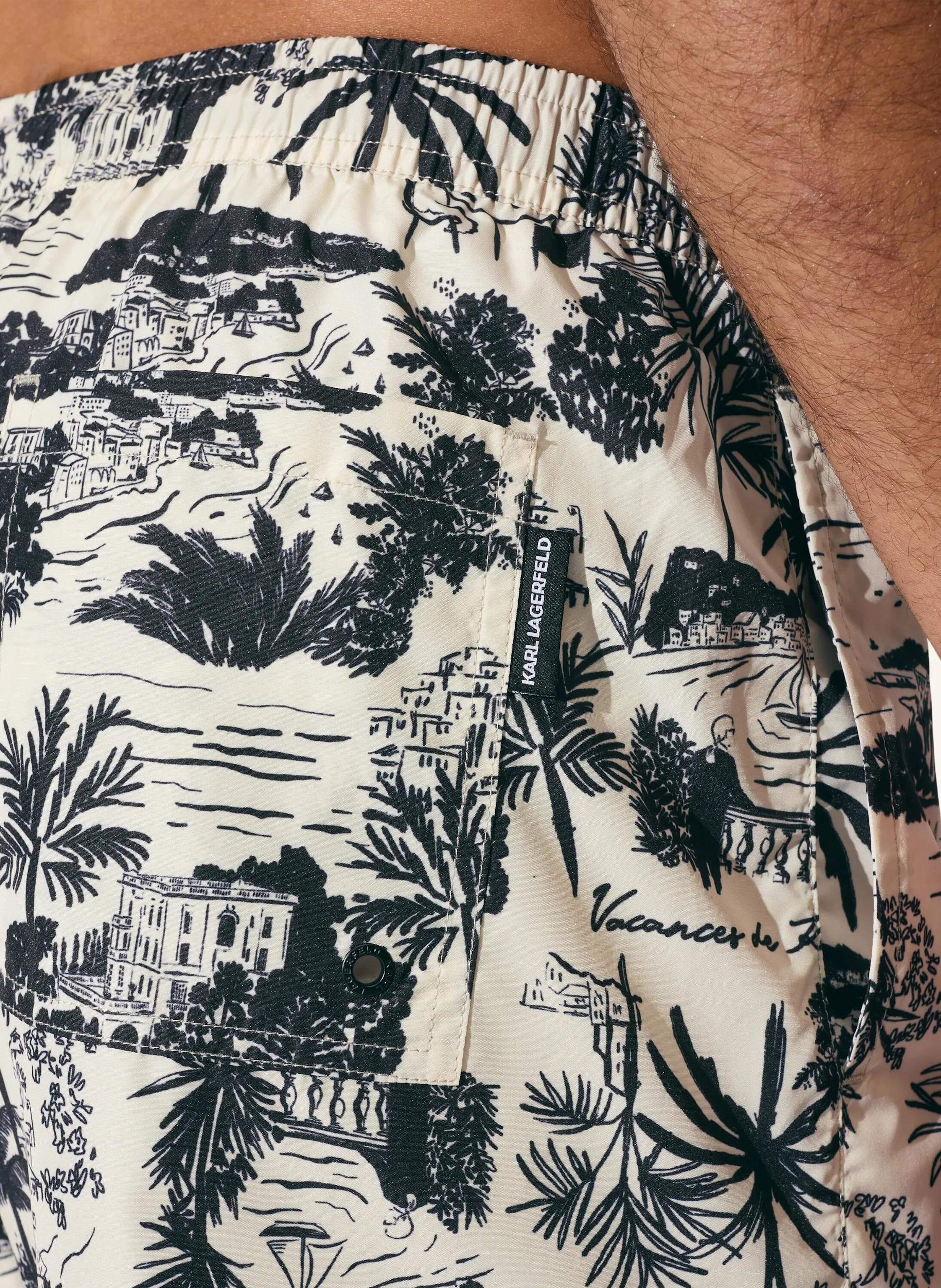 Thumbnail - Karl Lagerfeld Bikini-Hose beige