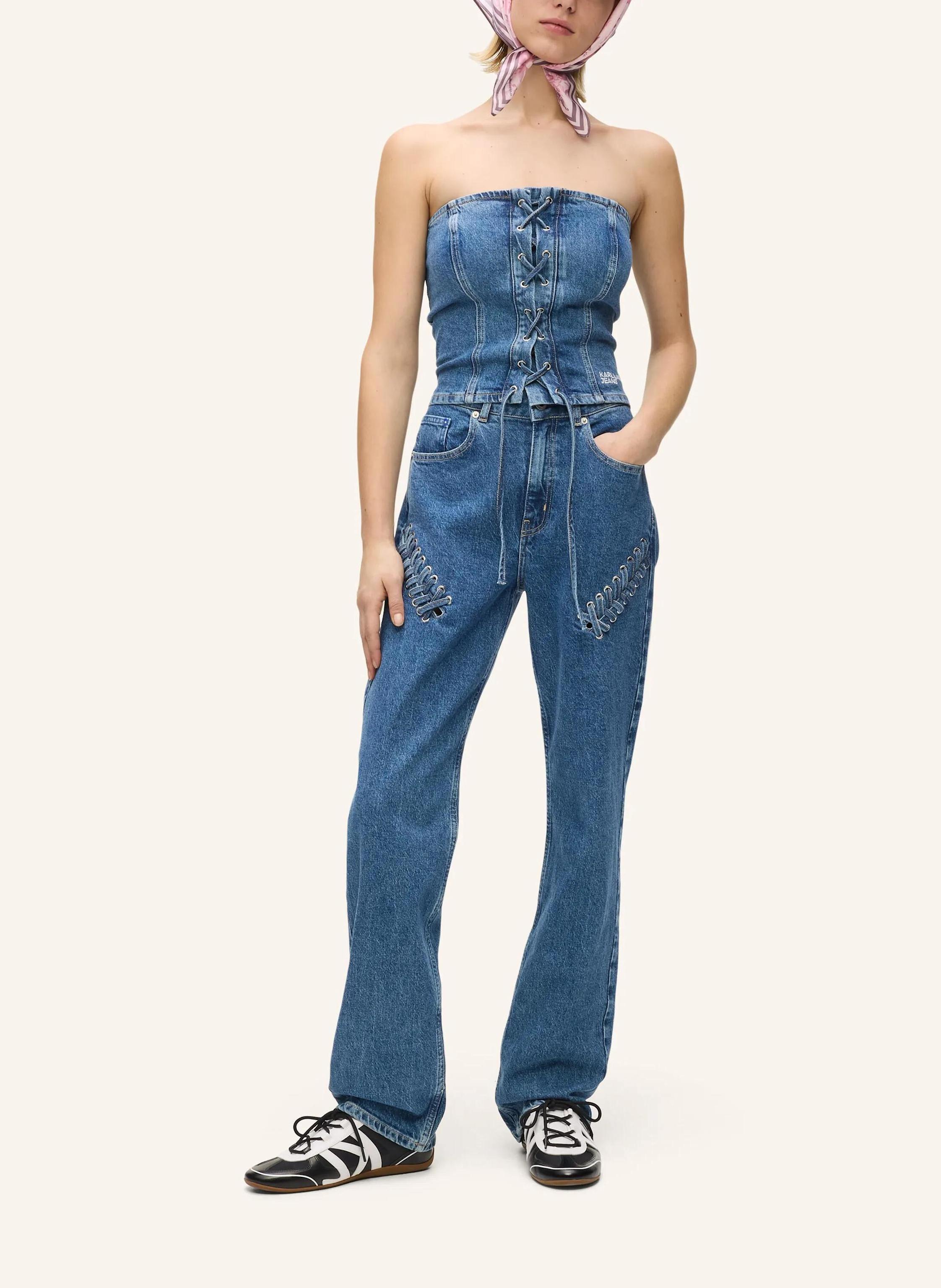 Thumbnail - Karl Lagerfeld Jeans Top blau