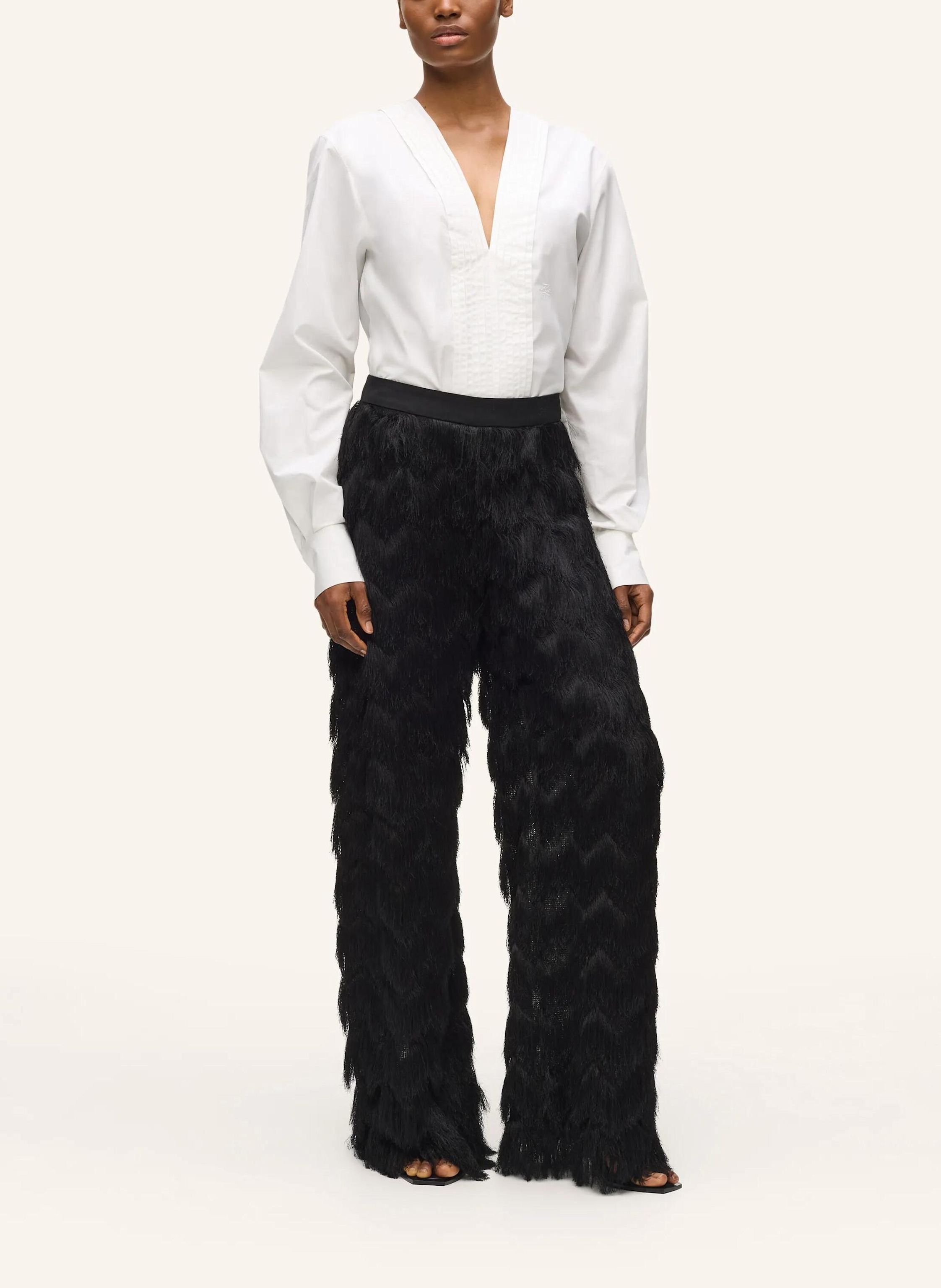 Thumbnail - Karl Lagerfeld Bluse Kl Studio weiss